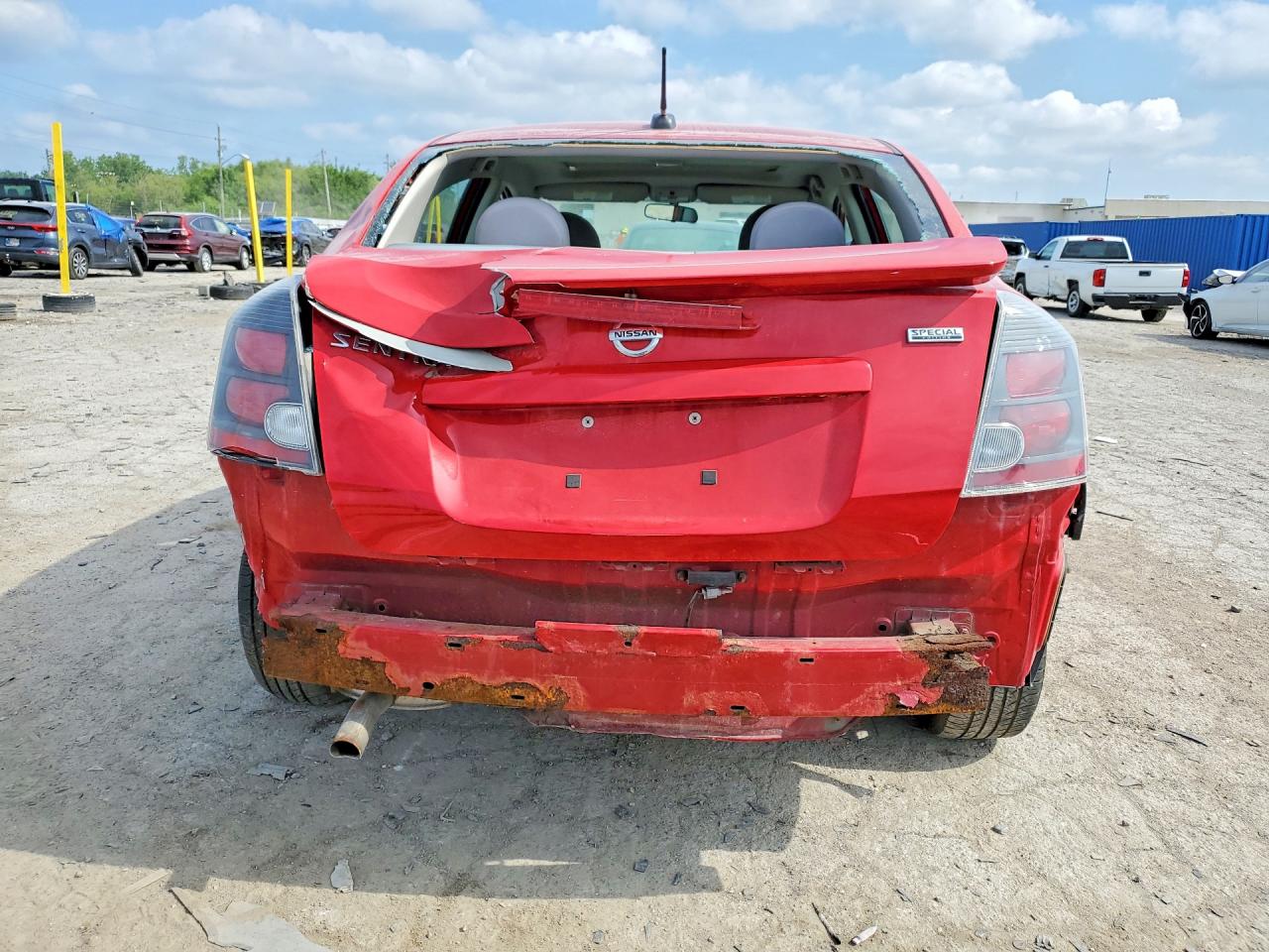 2012 Nissan Sentra 2.0 Red vin: 3N1AB6AP0CL711527