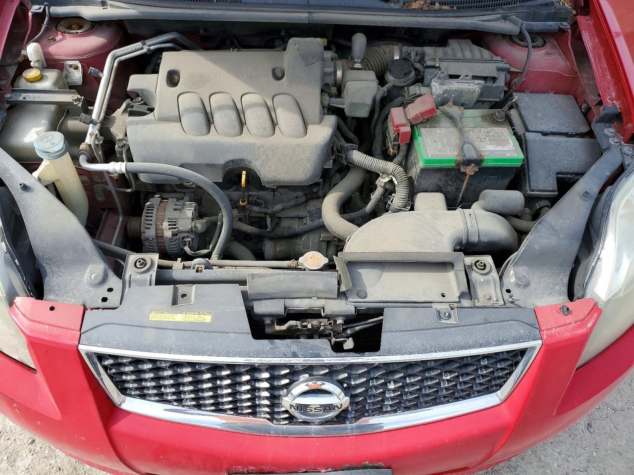 2012 Nissan Sentra 2.0 Red vin: 3N1AB6AP0CL711527