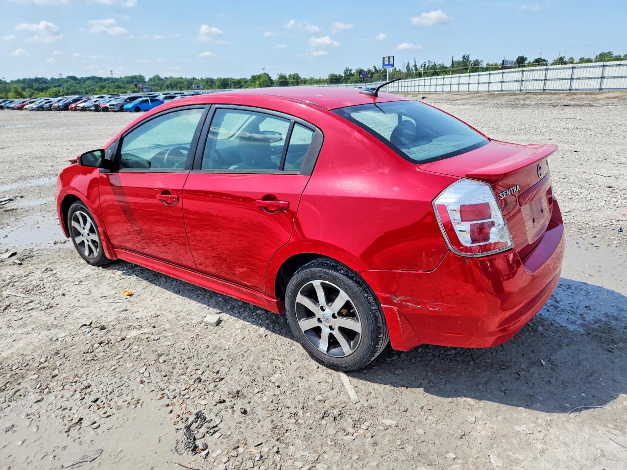 2012 Nissan Sentra 2.0 Red vin: 3N1AB6AP0CL724360