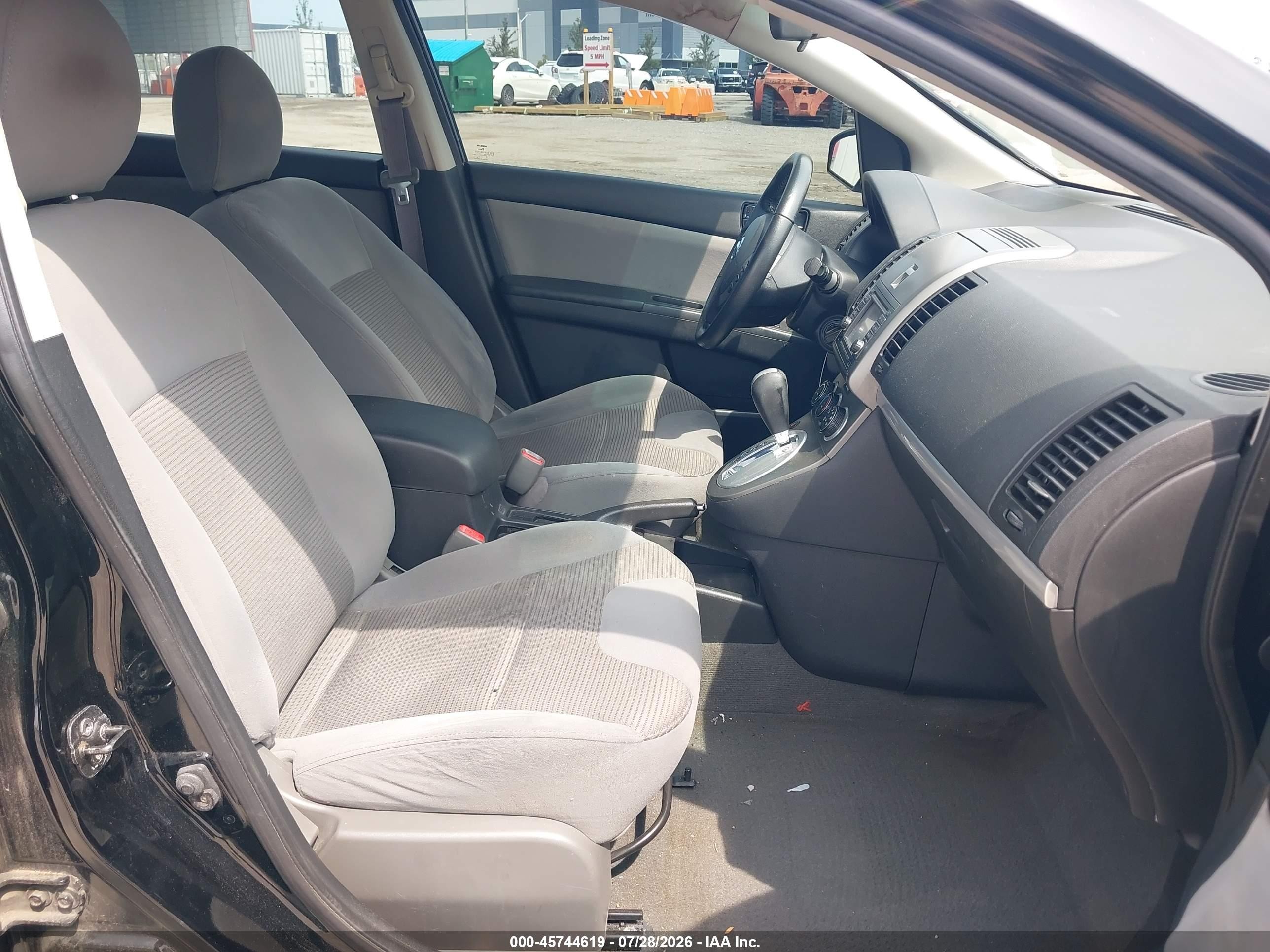 2012 Nissan Sentra 2.0 Sr Black vin: 3N1AB6AP0CL739618