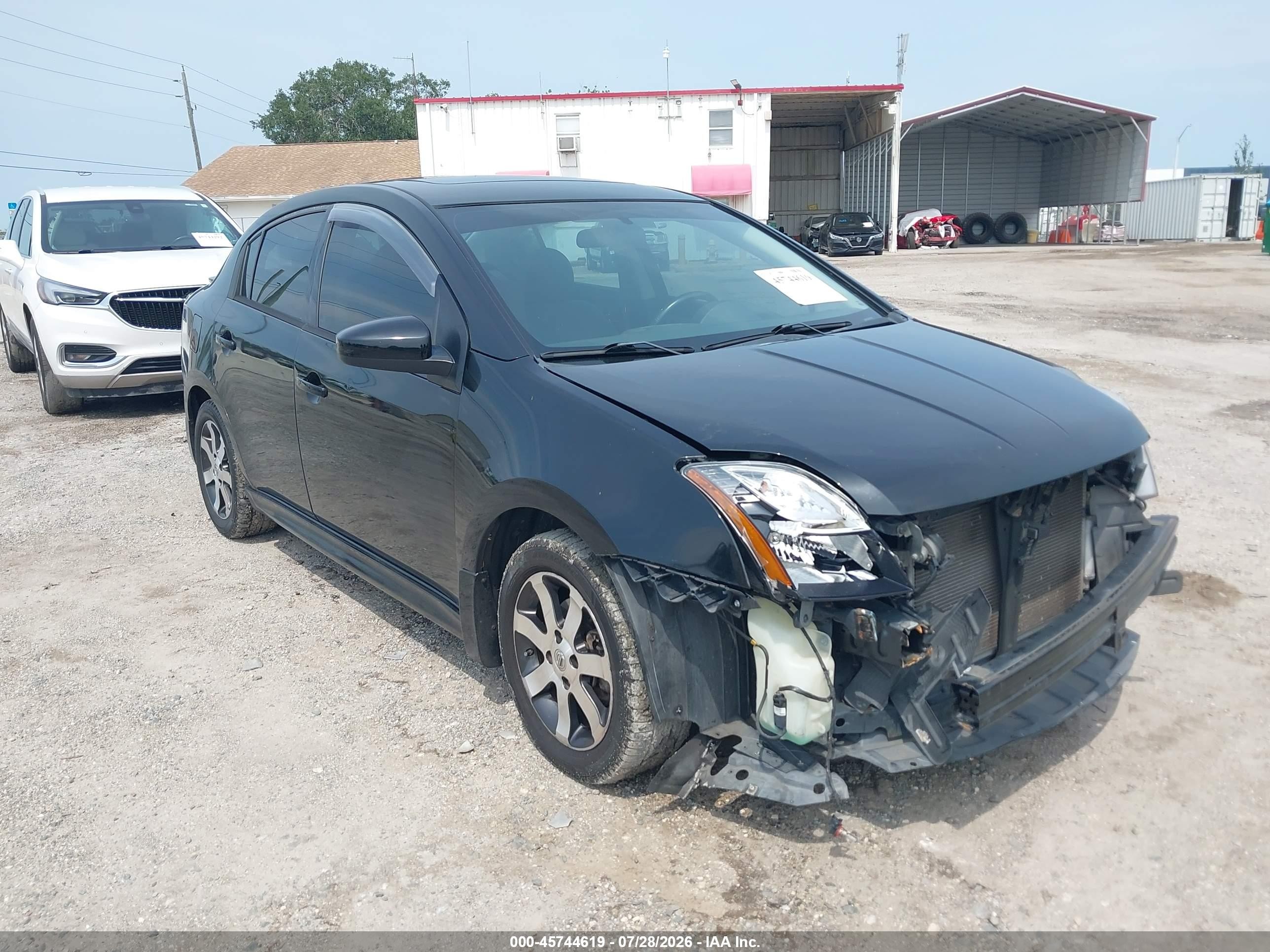 2012 Nissan Sentra 2.0 Sr Black vin: 3N1AB6AP0CL739618
