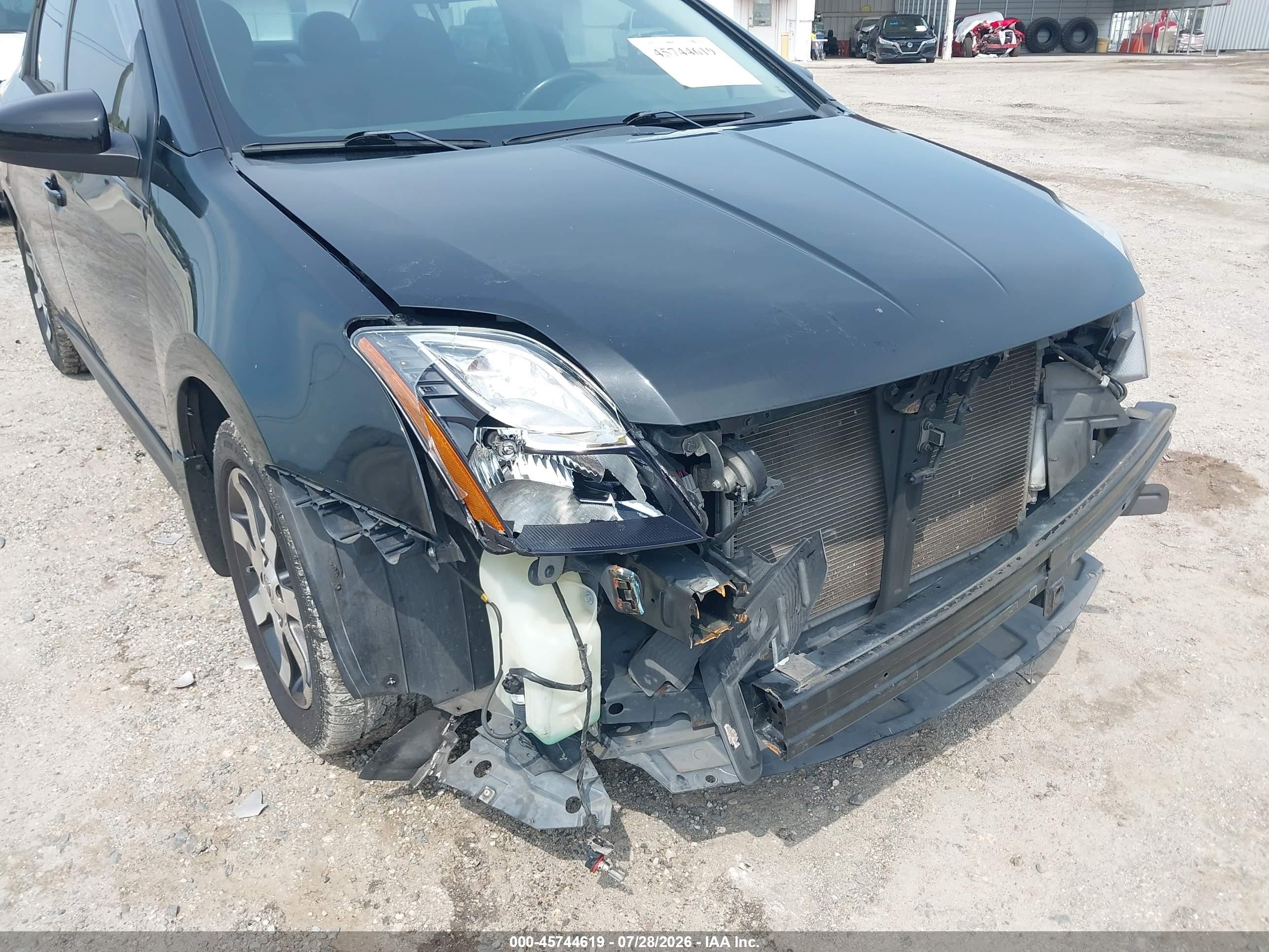 2012 Nissan Sentra 2.0 Sr Black vin: 3N1AB6AP0CL739618