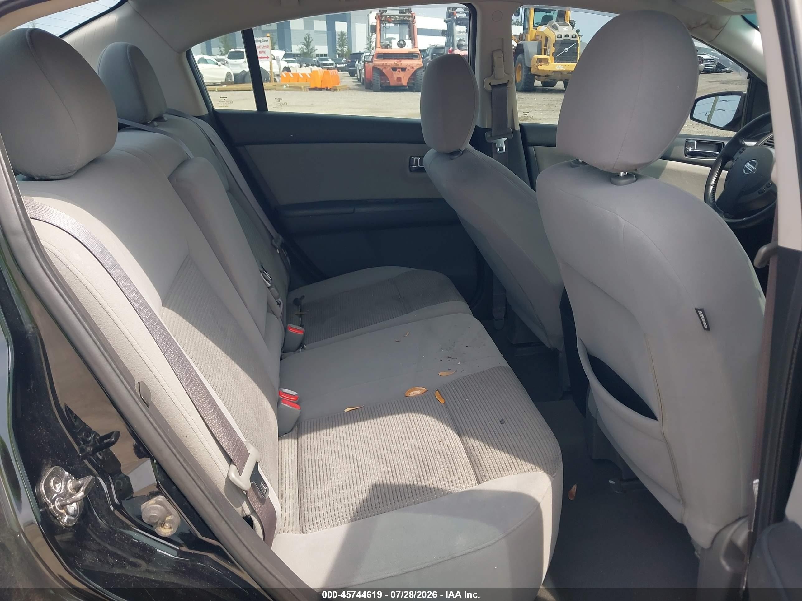 2012 Nissan Sentra 2.0 Sr Black vin: 3N1AB6AP0CL739618