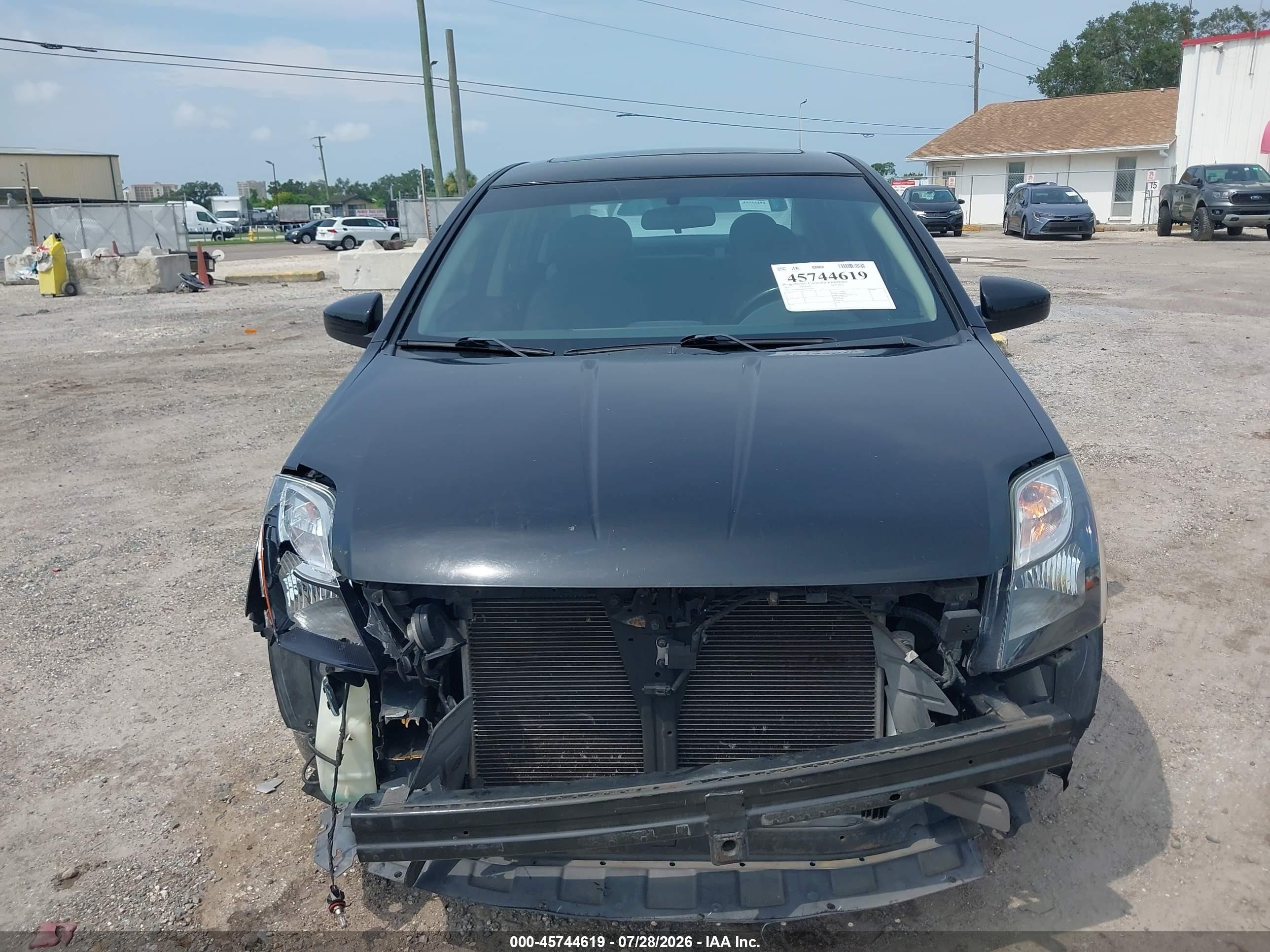 2012 Nissan Sentra 2.0 Sr Black vin: 3N1AB6AP0CL739618