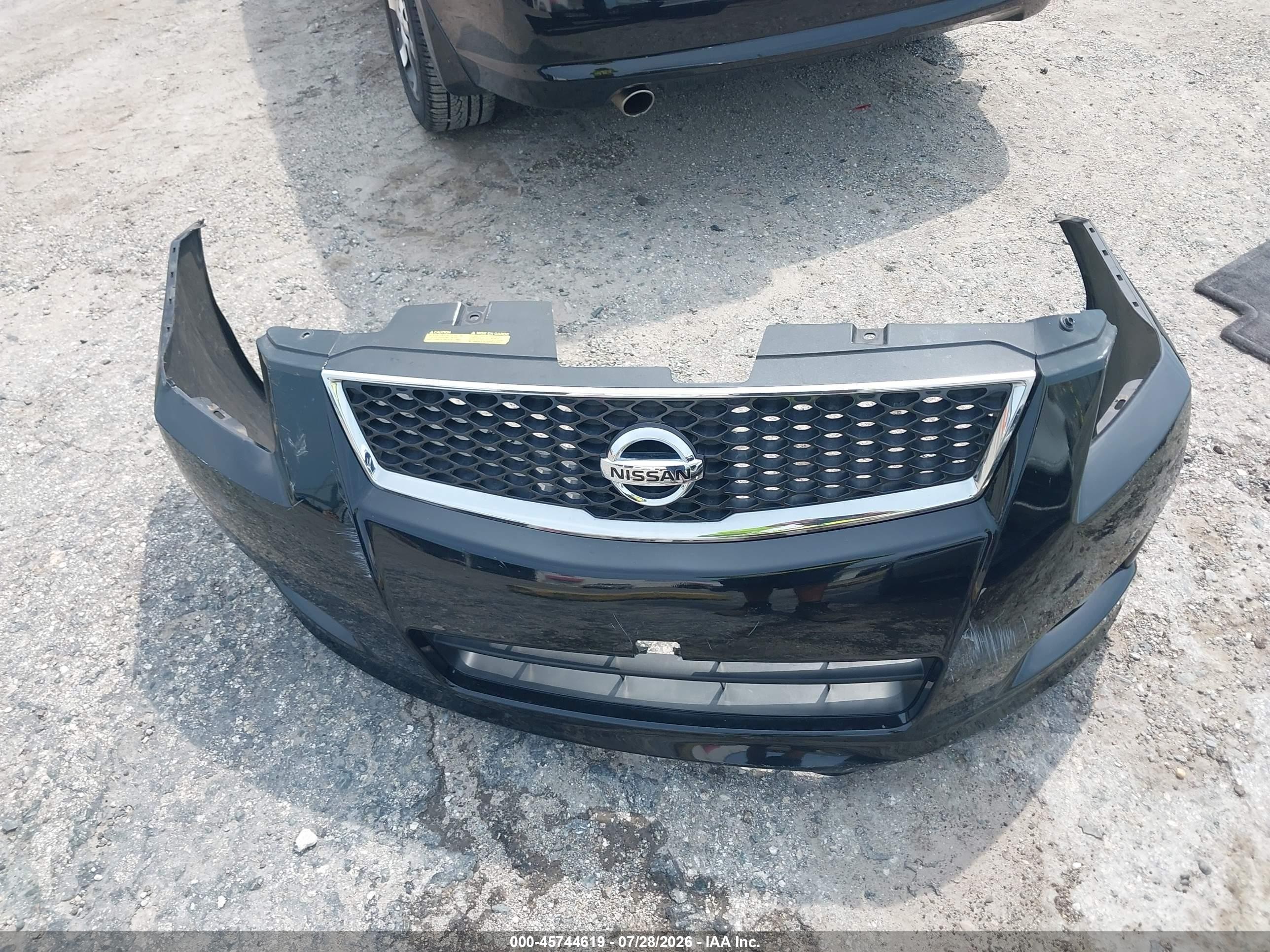 2012 Nissan Sentra 2.0 Sr Black vin: 3N1AB6AP0CL739618