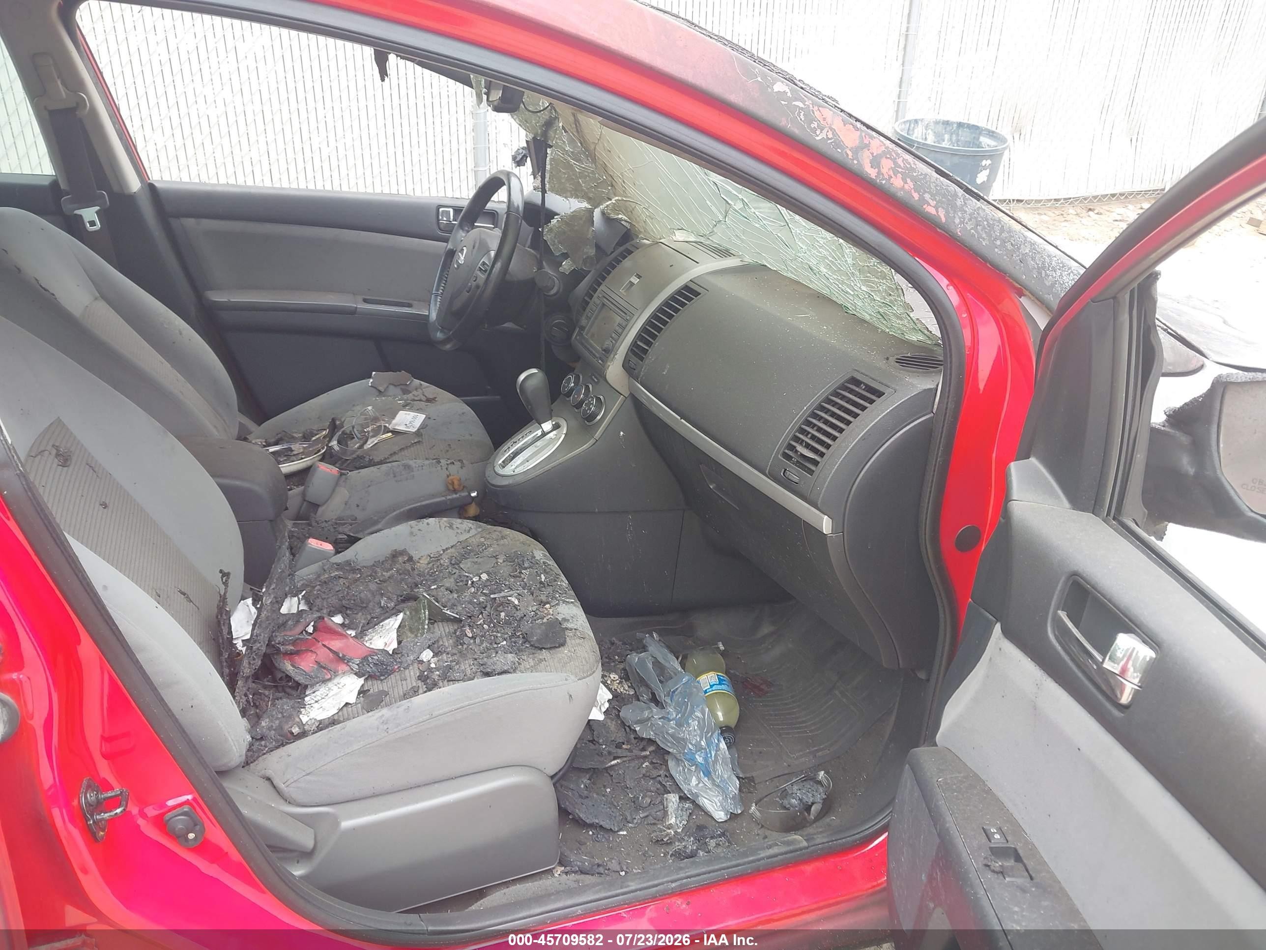 2012 Nissan Sentra 2.0 Sr Red vin: 3N1AB6AP0CL773185