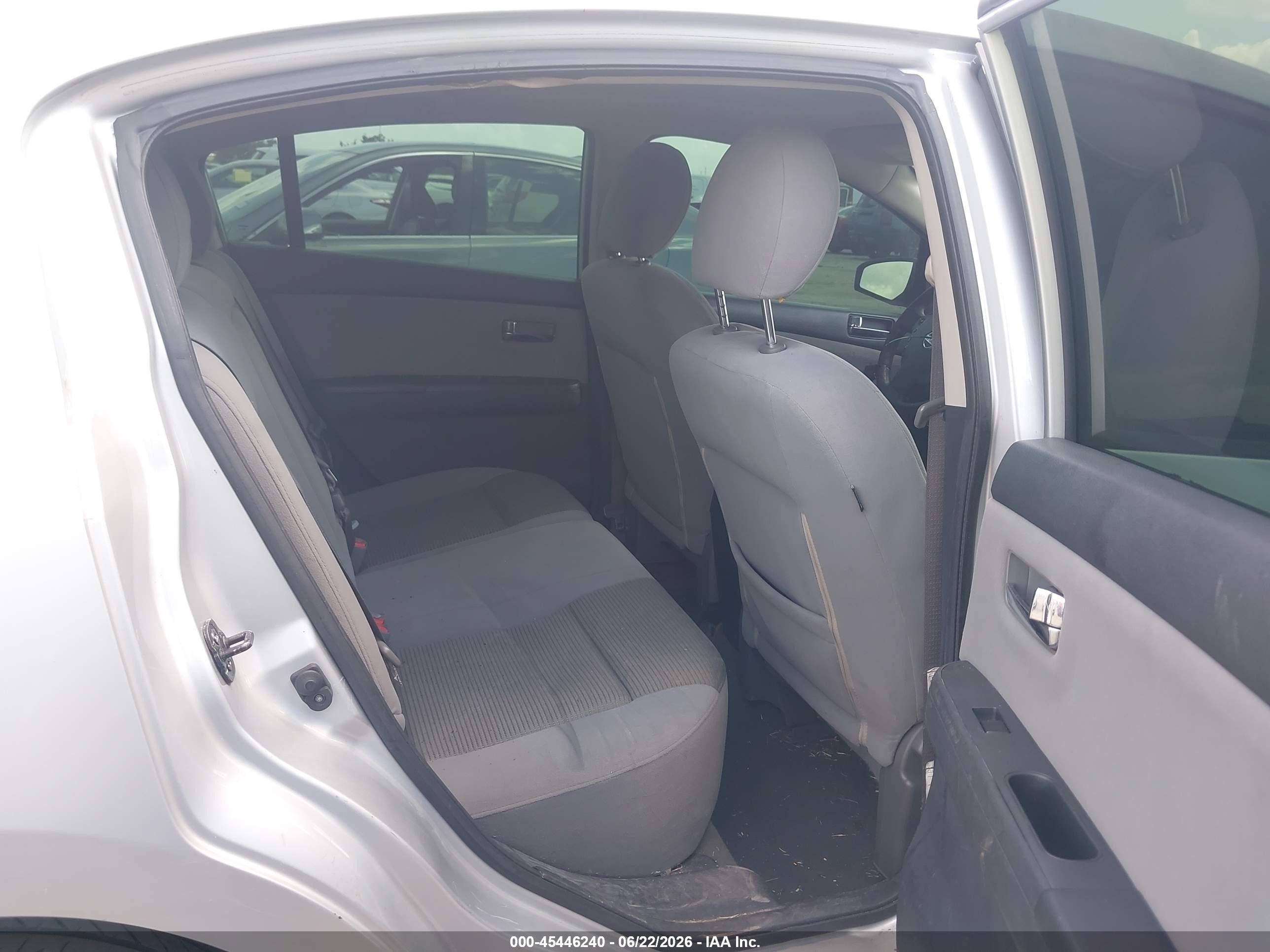 2012 Nissan Sentra 2.0 Sr Silver vin: 3N1AB6AP0CL782467