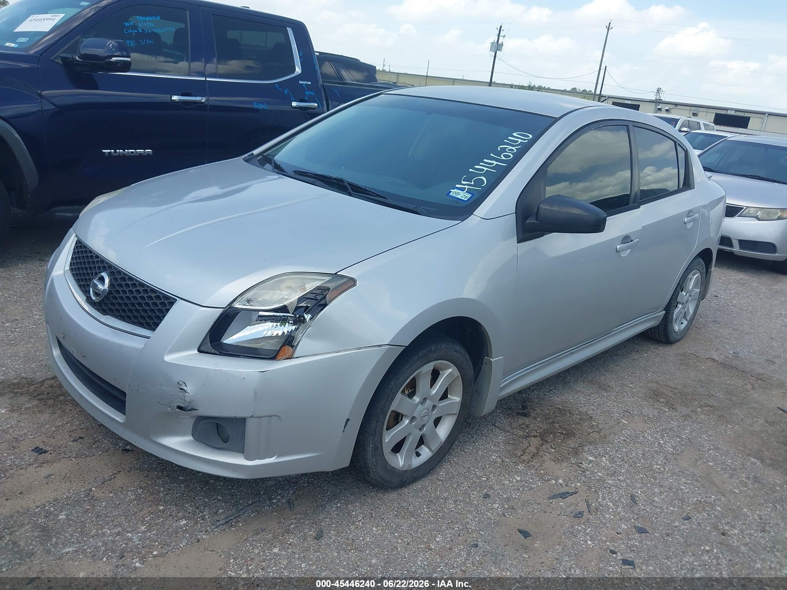 2012 Nissan Sentra 2.0 Sr Silver vin: 3N1AB6AP0CL782467