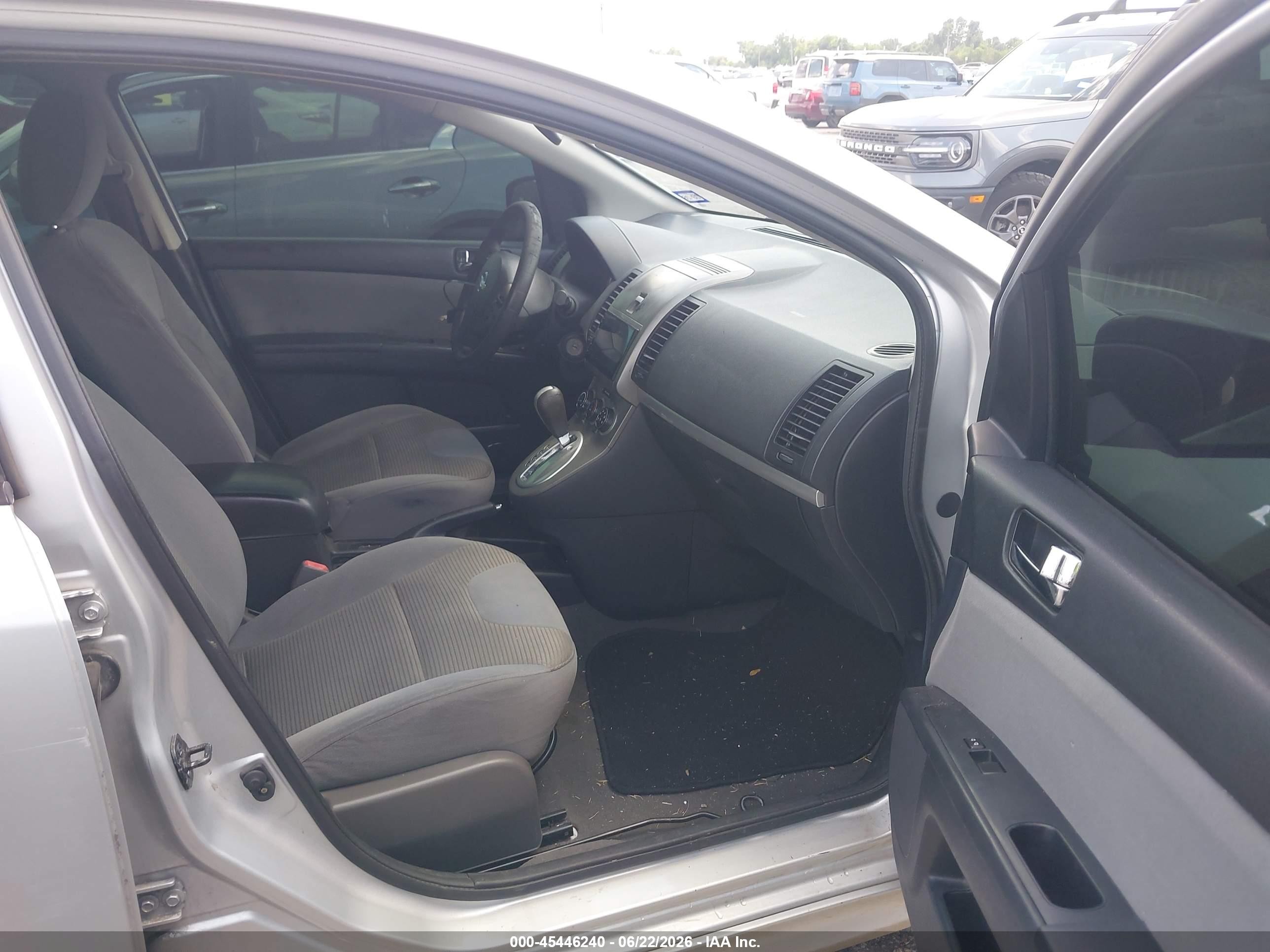 2012 Nissan Sentra 2.0 Sr Silver vin: 3N1AB6AP0CL782467
