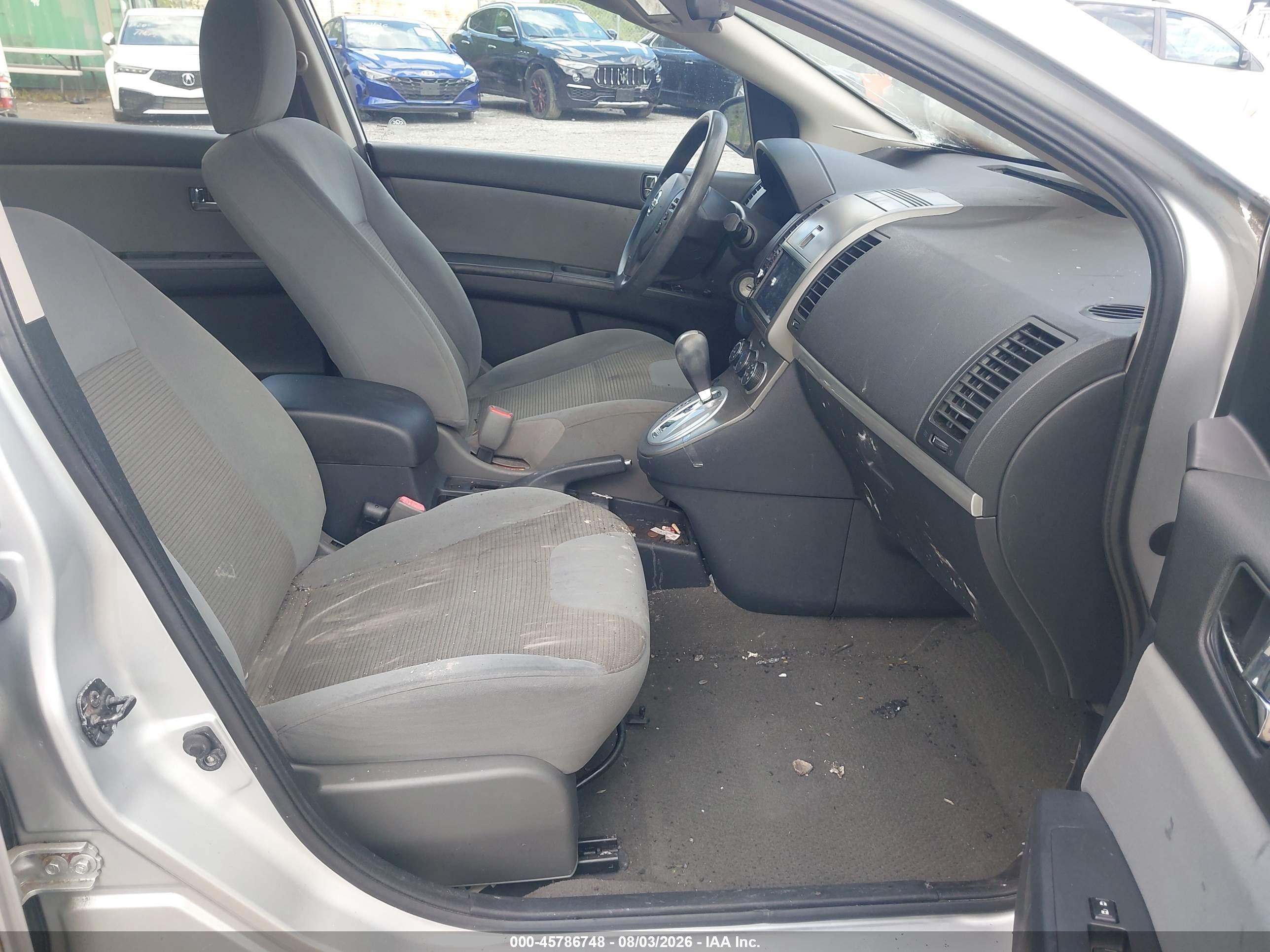 2010 Nissan Sentra 2.0s Silver vin: 3N1AB6AP1AL629030