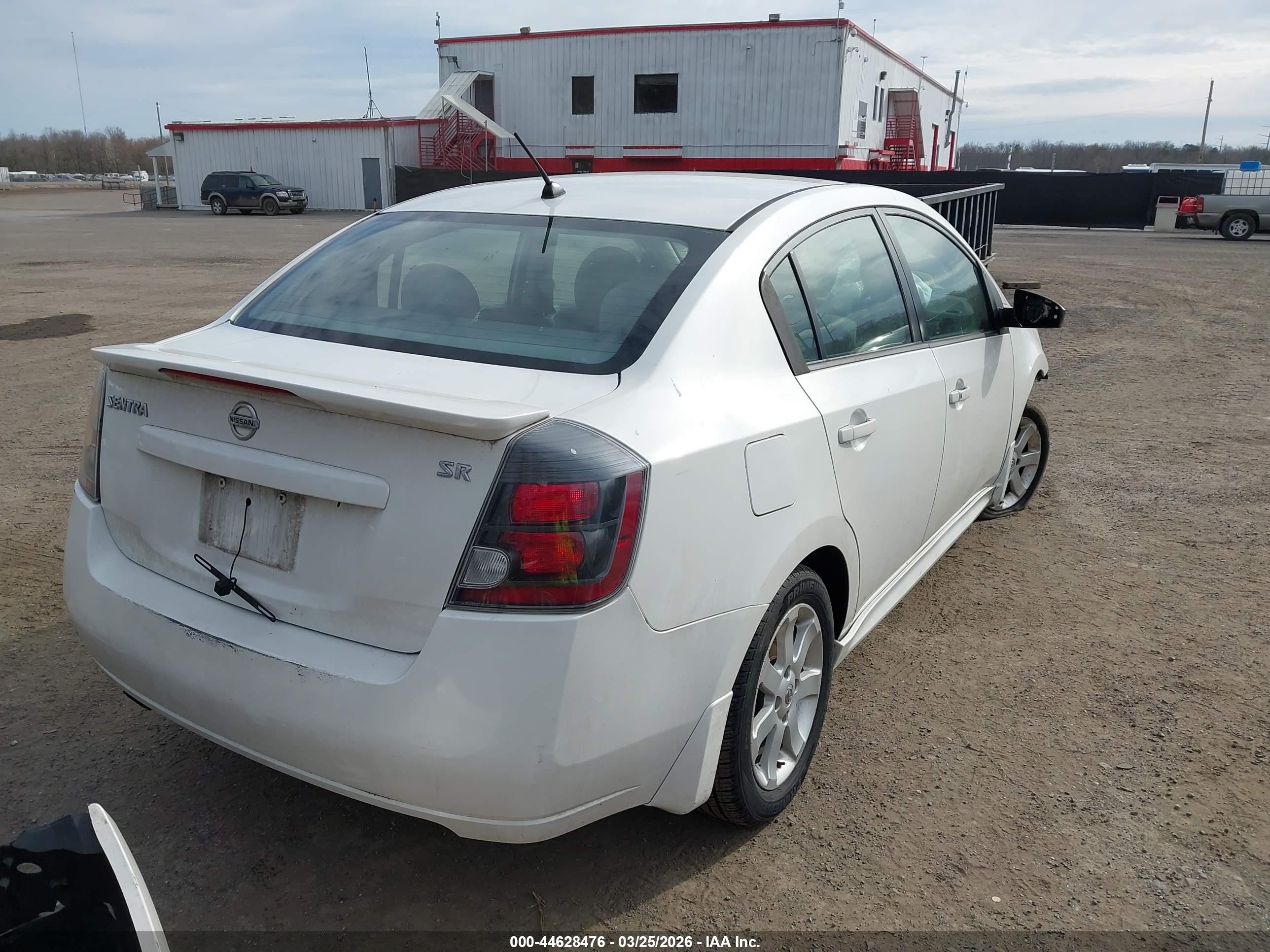 2010 Nissan Sentra 2.0sr White vin: 3N1AB6AP1AL632137