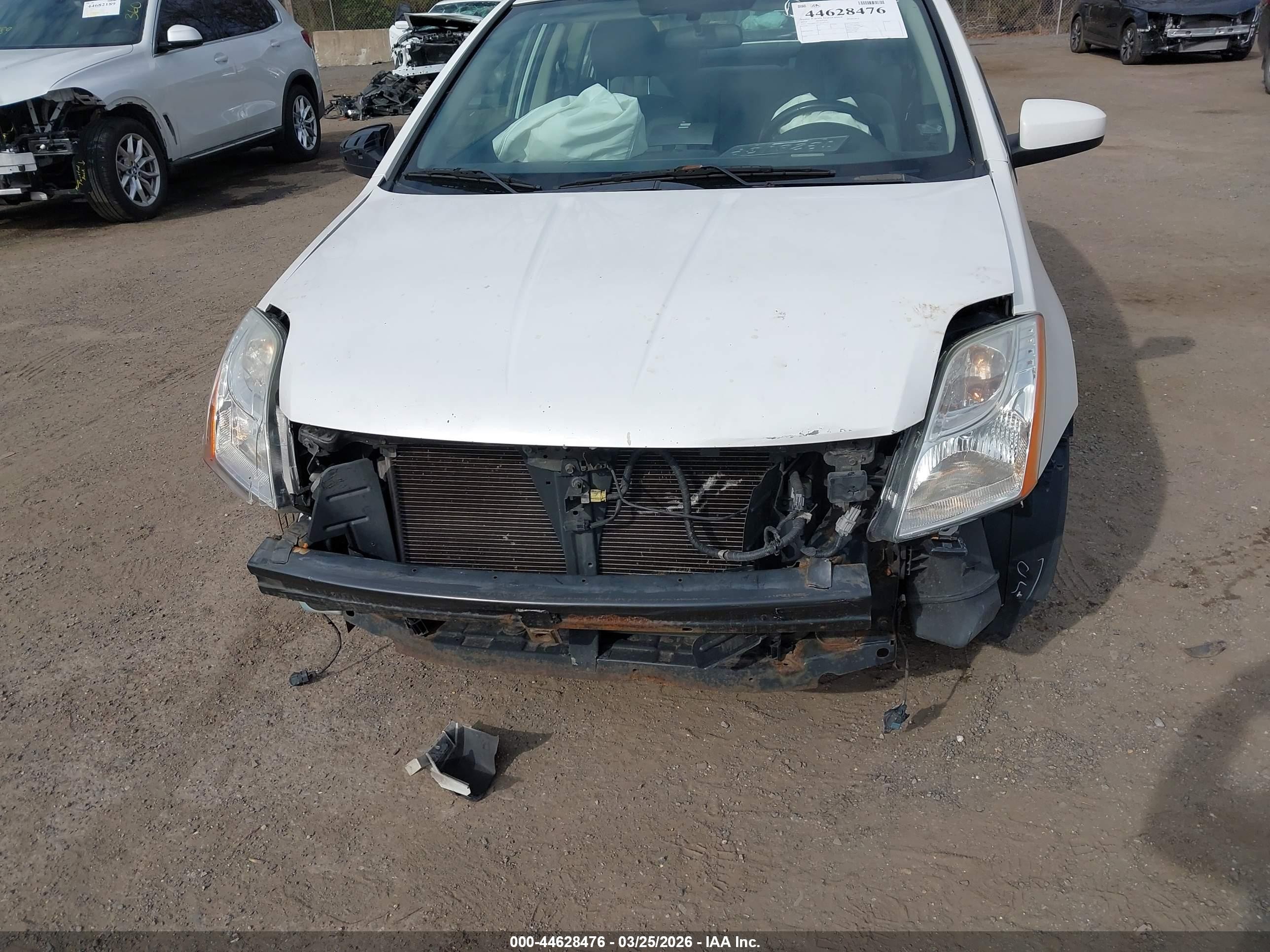 2010 Nissan Sentra 2.0sr White vin: 3N1AB6AP1AL632137