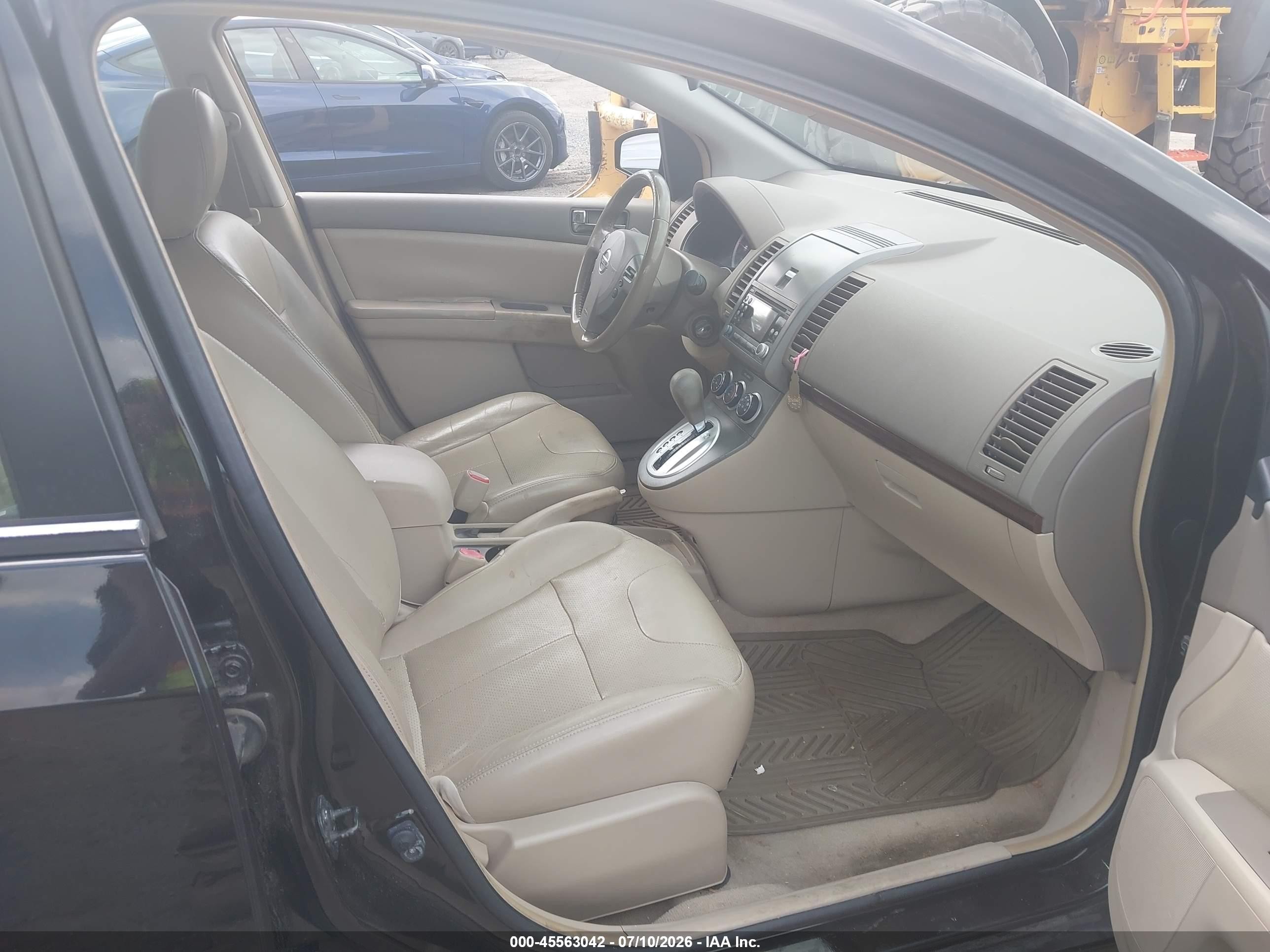 2010 Nissan Sentra 2.0sl Black vin: 3N1AB6AP1AL639847