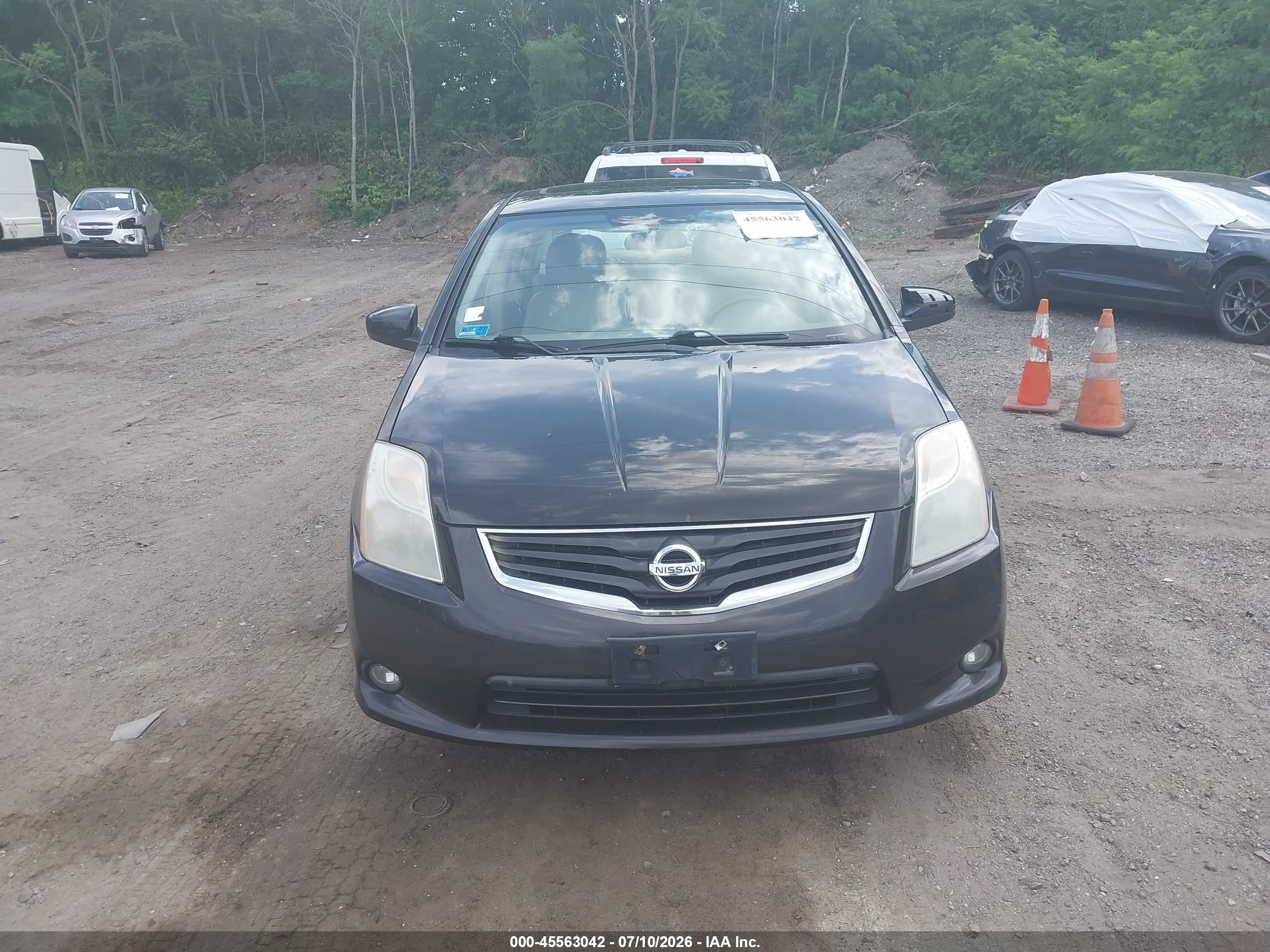2010 Nissan Sentra 2.0sl Black vin: 3N1AB6AP1AL639847