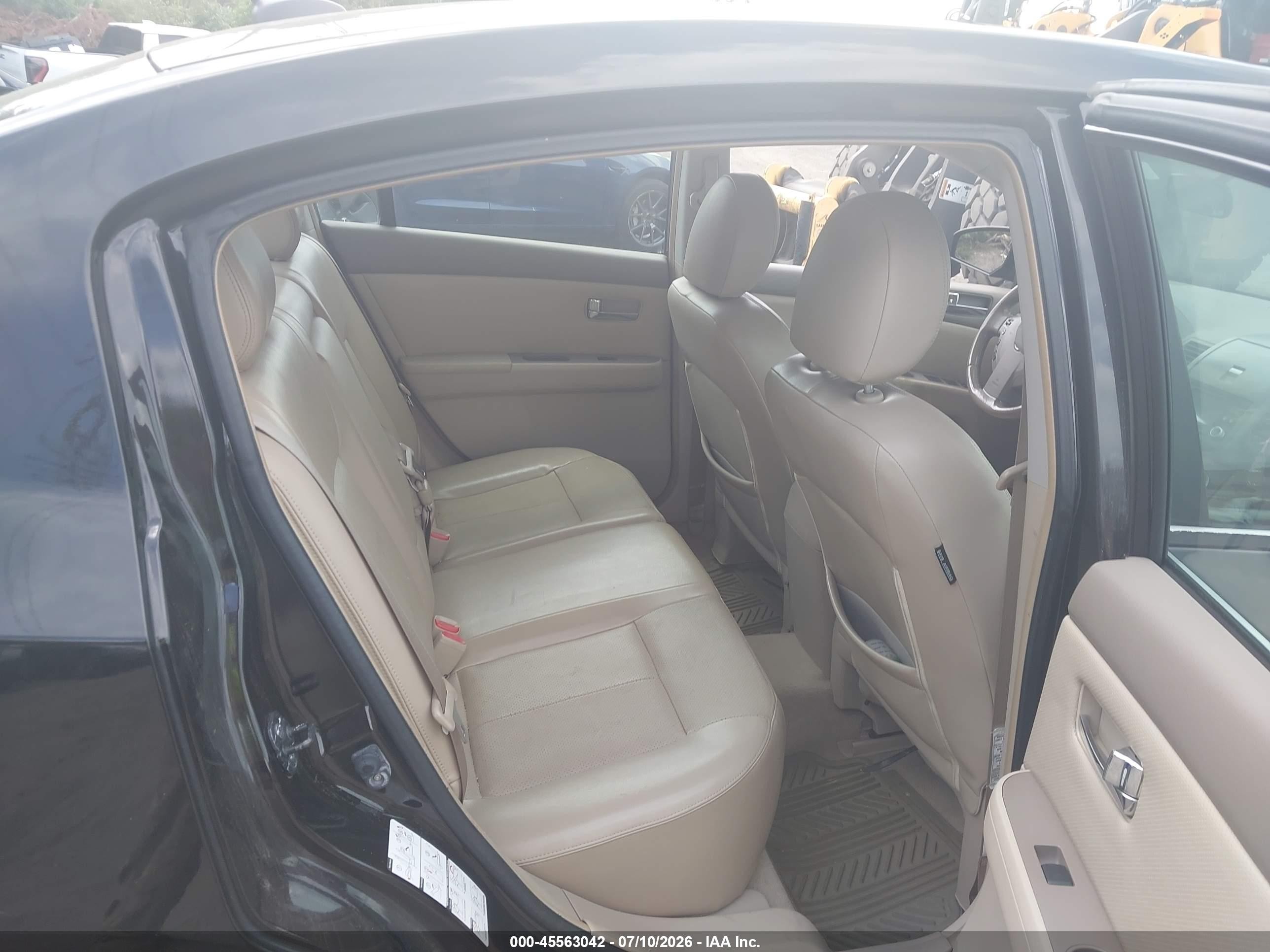 2010 Nissan Sentra 2.0sl Black vin: 3N1AB6AP1AL639847