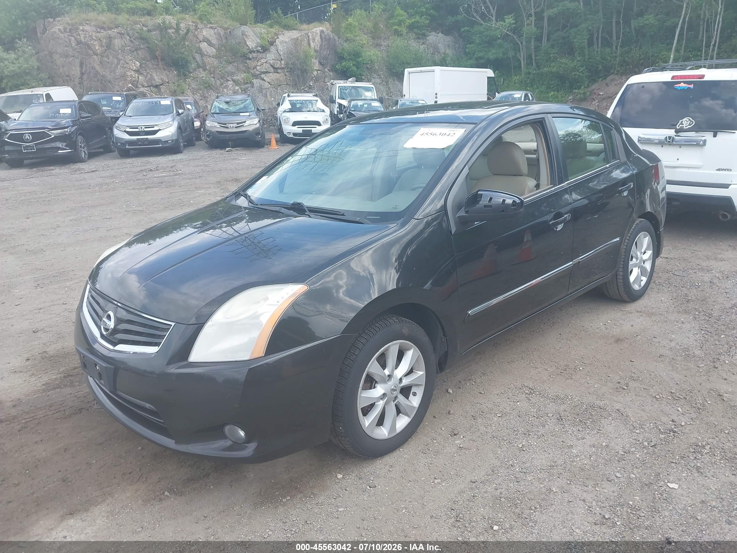 2010 Nissan Sentra 2.0sl Black vin: 3N1AB6AP1AL639847