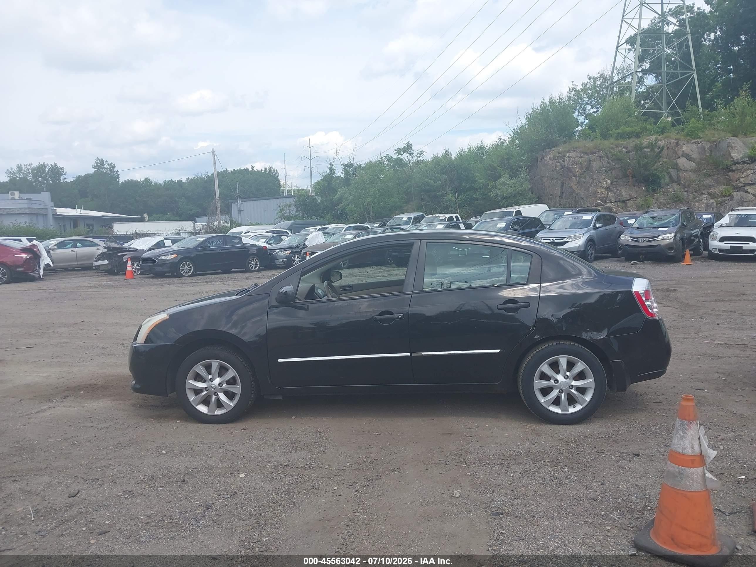 2010 Nissan Sentra 2.0sl Black vin: 3N1AB6AP1AL639847