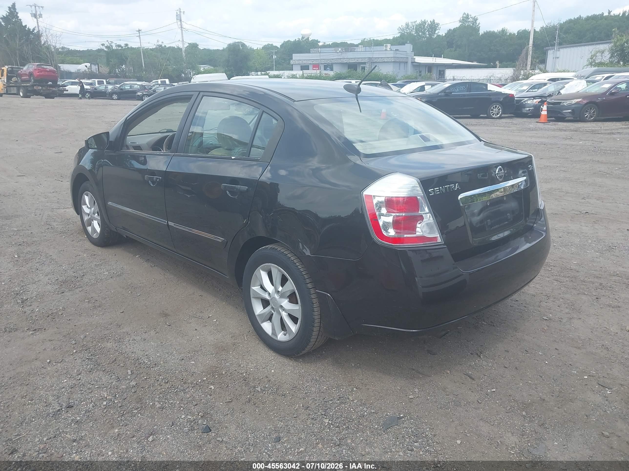 2010 Nissan Sentra 2.0sl Black vin: 3N1AB6AP1AL639847