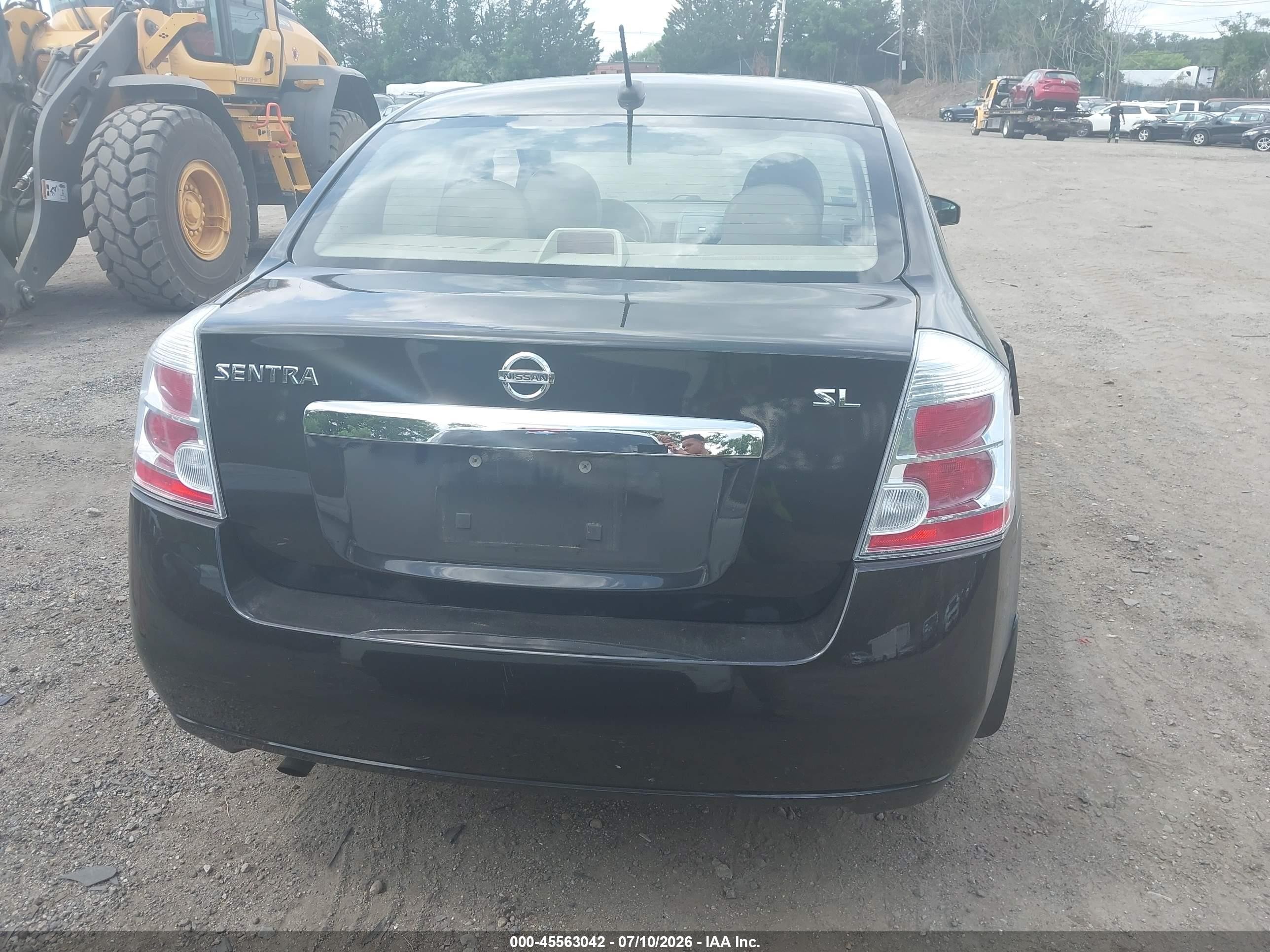 2010 Nissan Sentra 2.0sl Black vin: 3N1AB6AP1AL639847