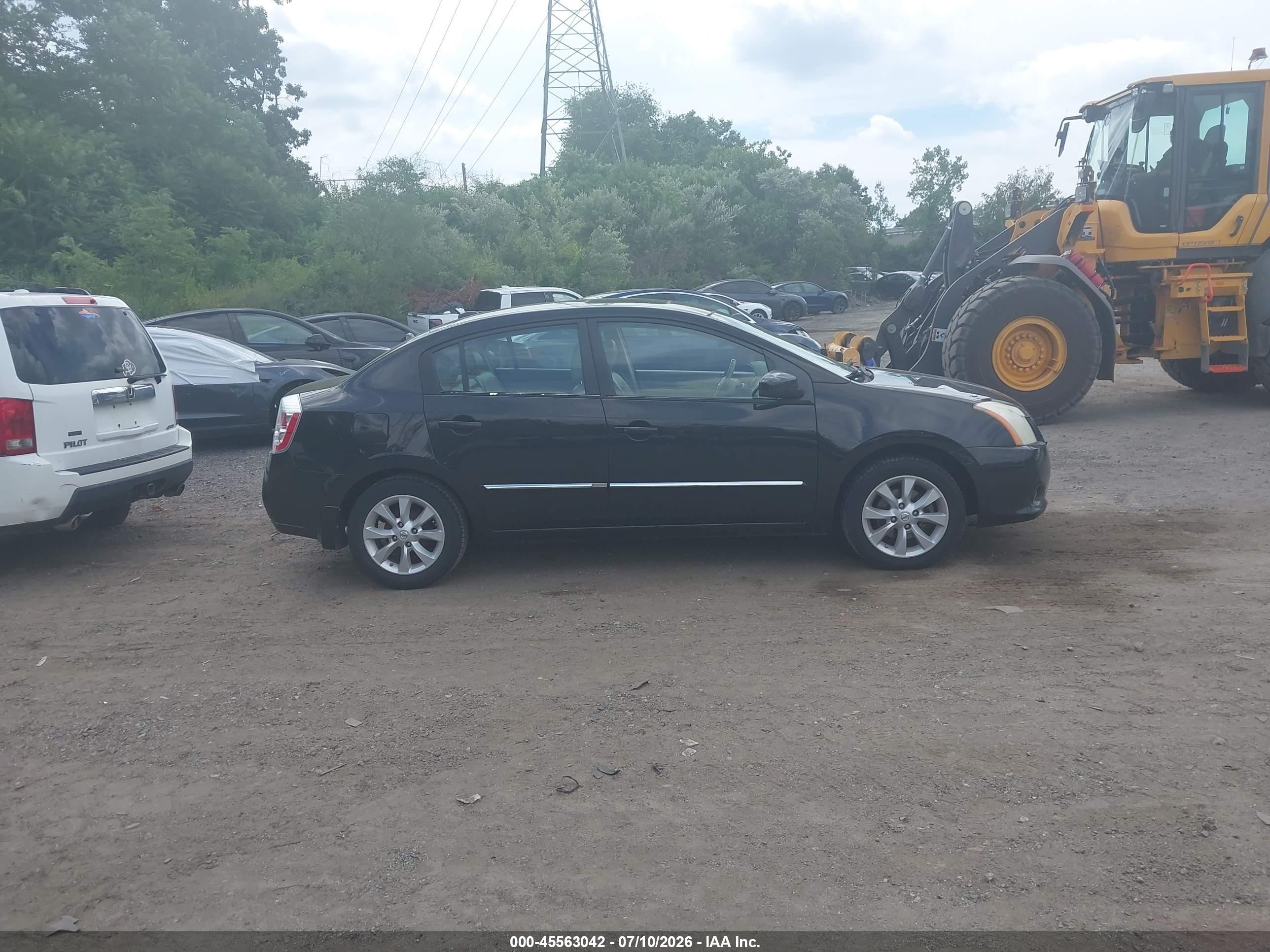 2010 Nissan Sentra 2.0sl Black vin: 3N1AB6AP1AL639847