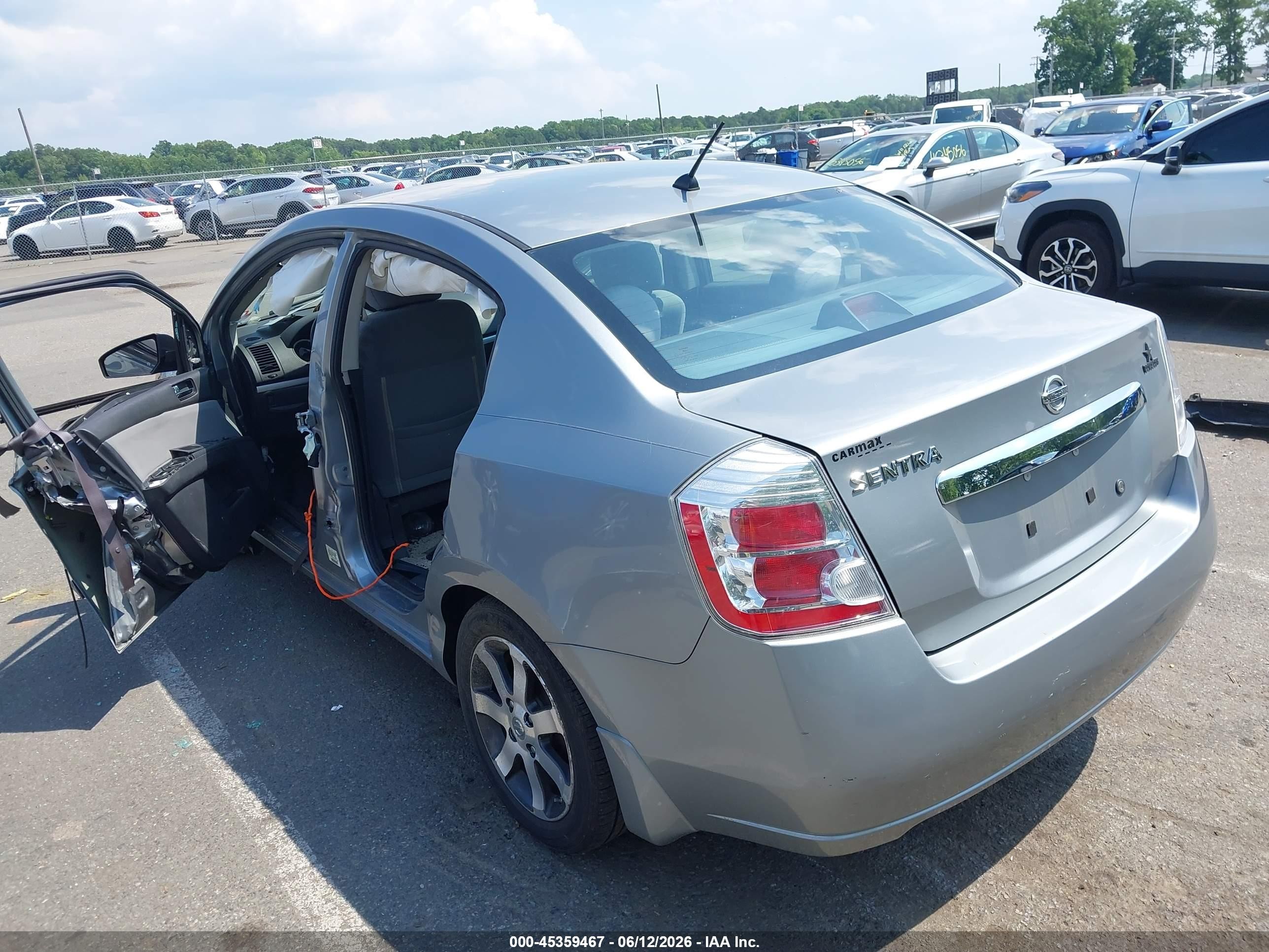 2010 Nissan Sentra 2.0s Silver vin: 3N1AB6AP1AL646491