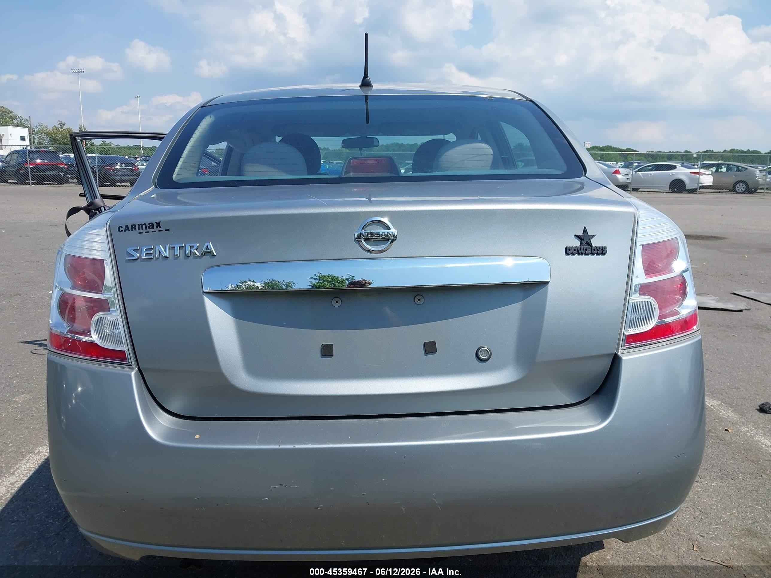 2010 Nissan Sentra 2.0s Silver vin: 3N1AB6AP1AL646491