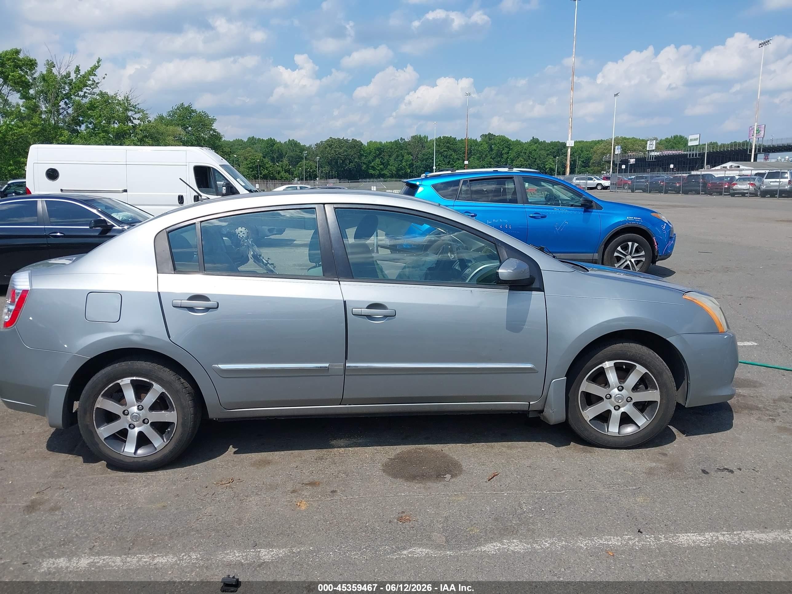 2010 Nissan Sentra 2.0s Silver vin: 3N1AB6AP1AL646491