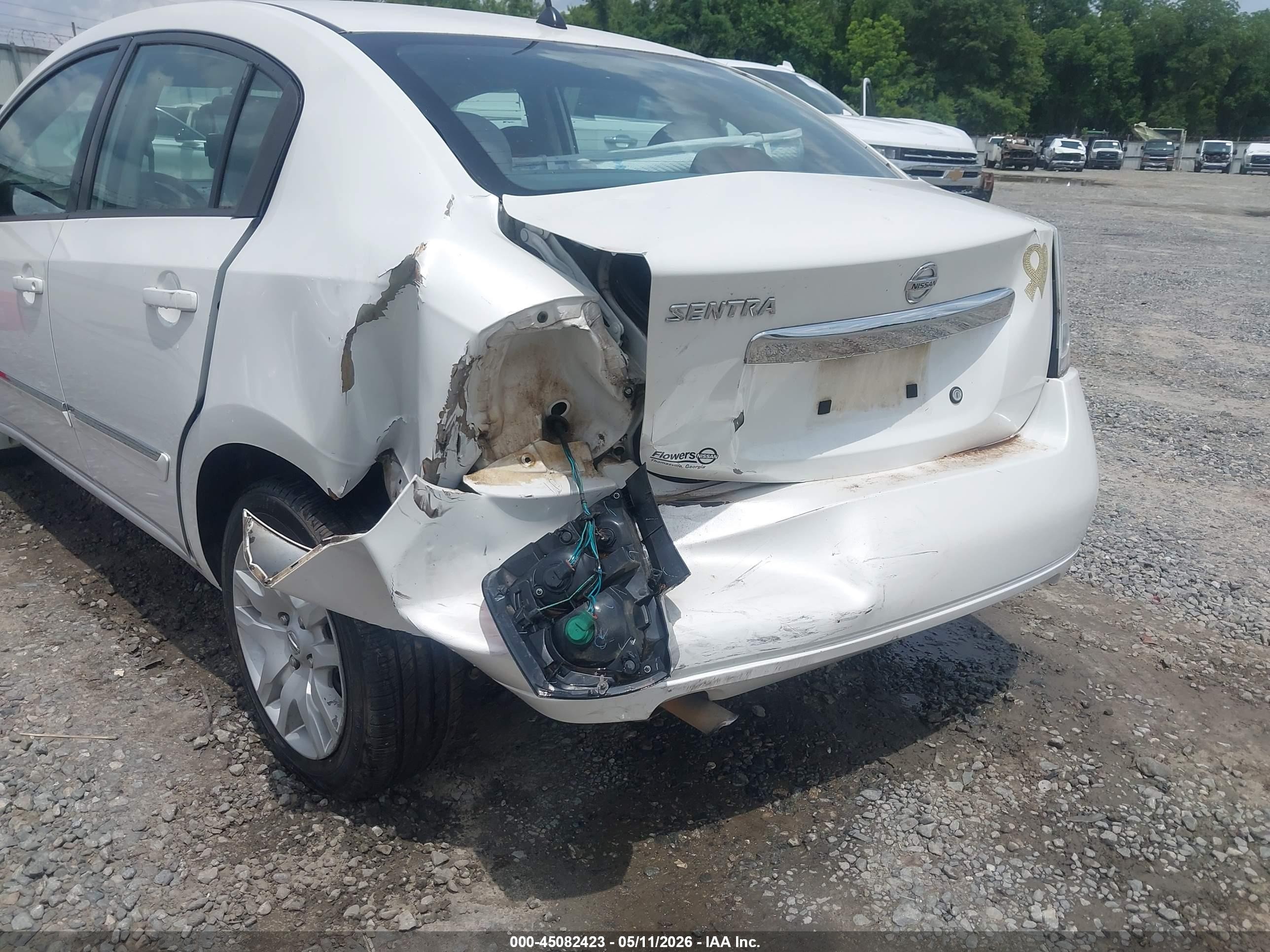 2010 Nissan Sentra 2.0s Белый vin: 3N1AB6AP1AL673707