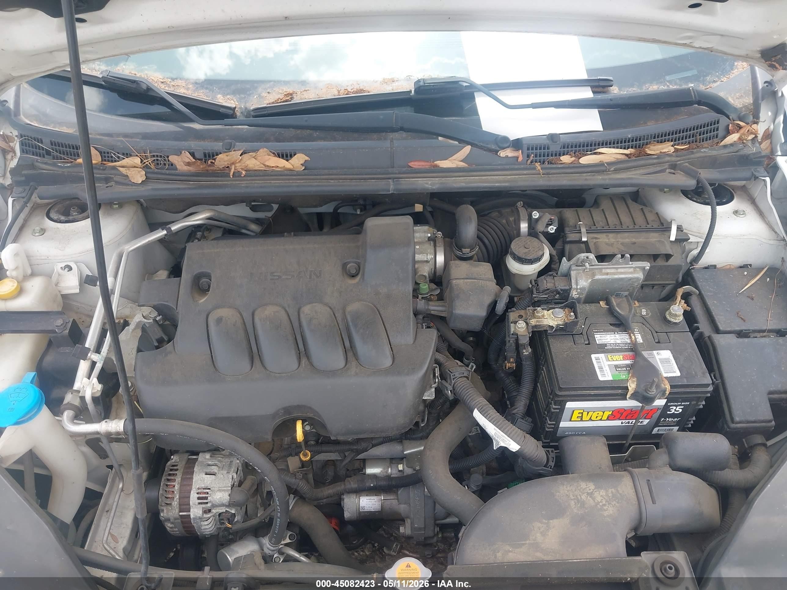 2010 Nissan Sentra 2.0s Белый vin: 3N1AB6AP1AL673707