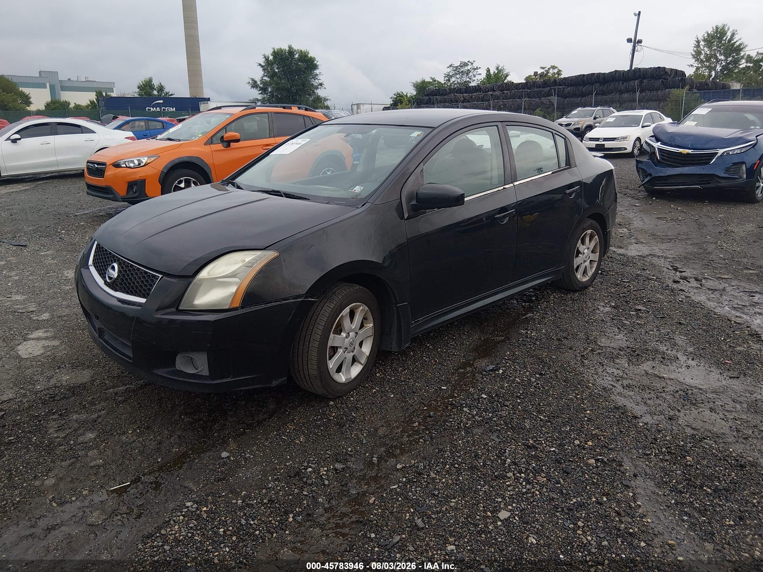 2010 Nissan Sentra 2.0sr Black vin: 3N1AB6AP1AL677062