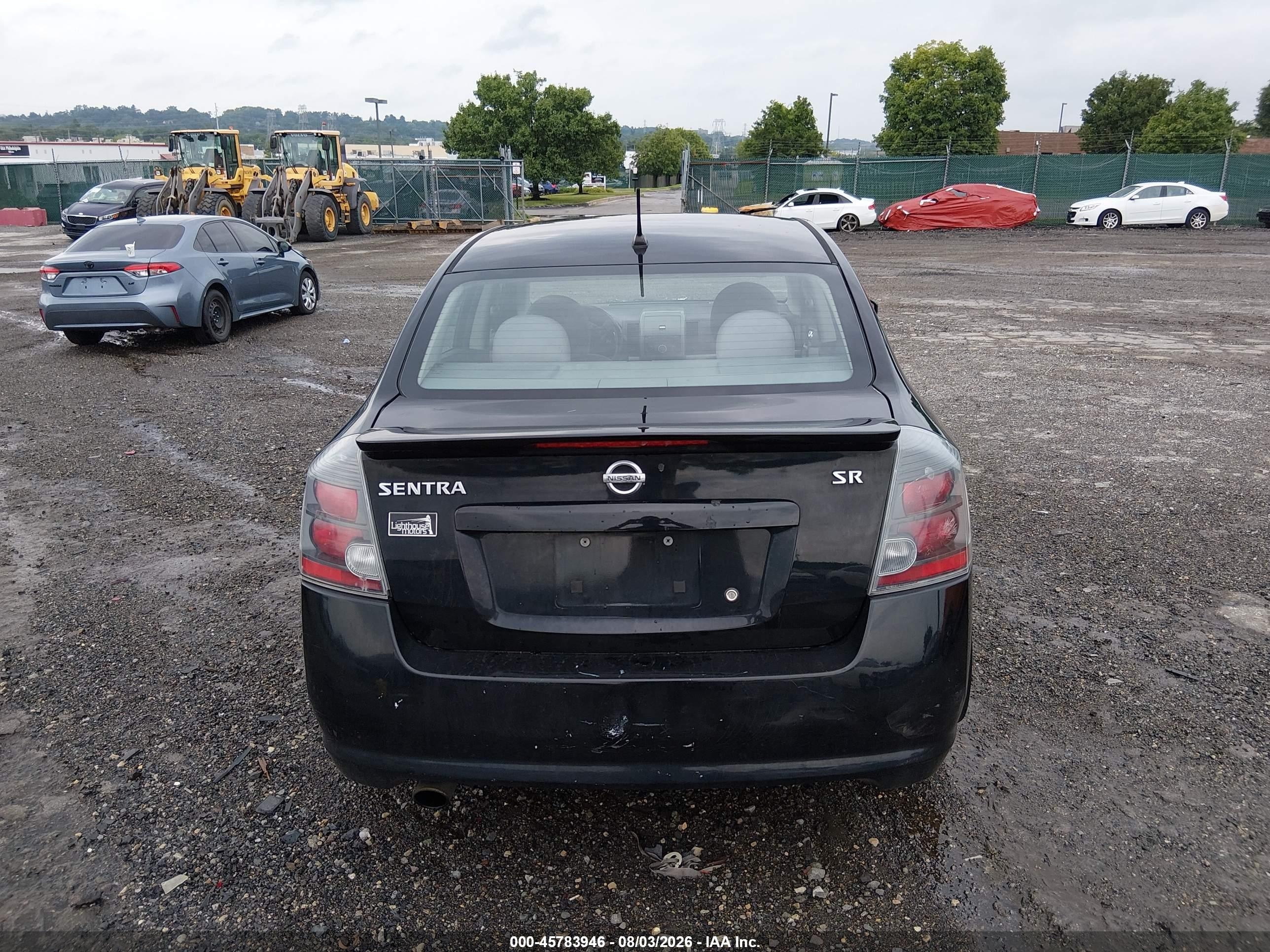 2010 Nissan Sentra 2.0sr Black vin: 3N1AB6AP1AL677062