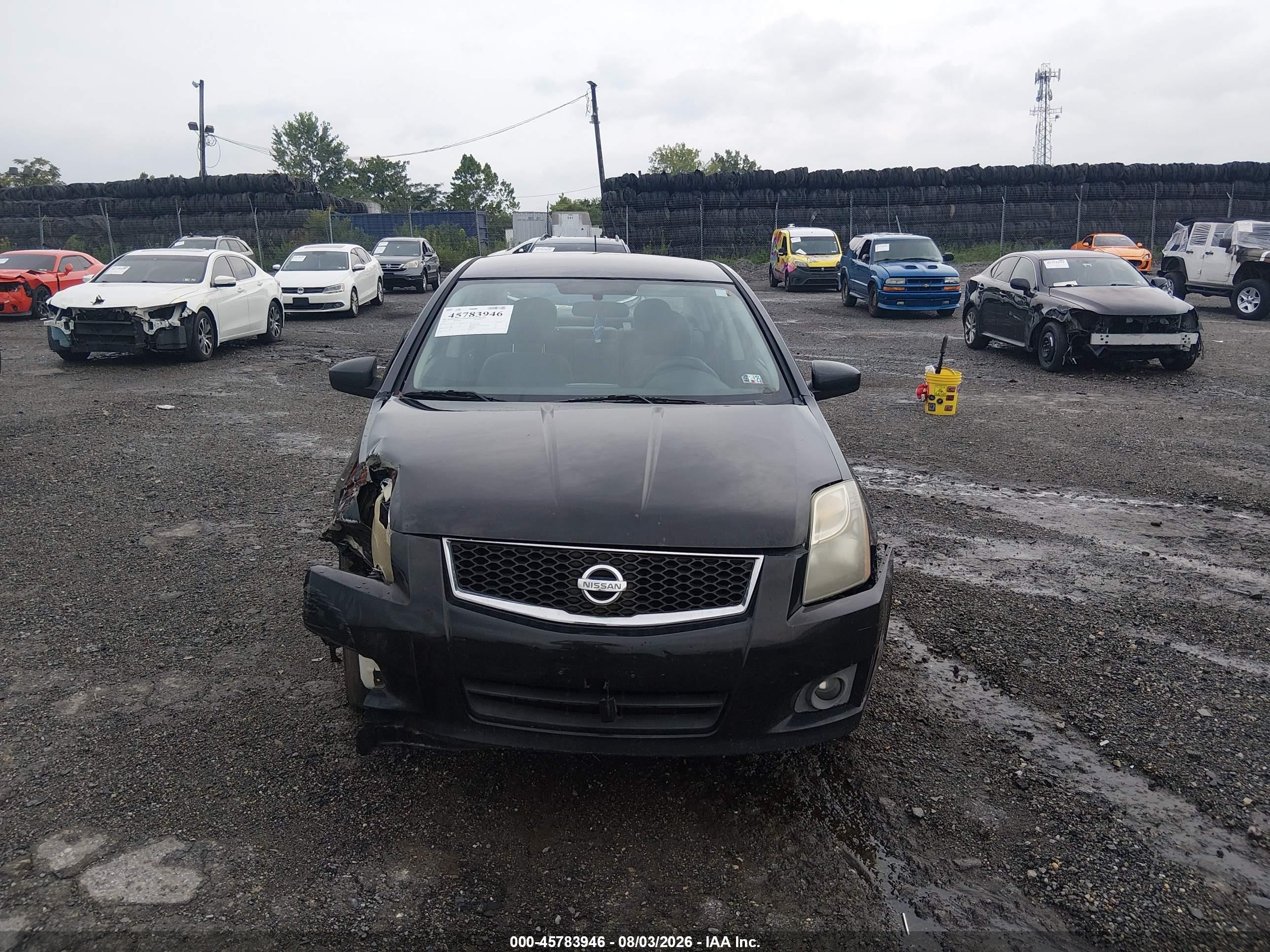 2010 Nissan Sentra 2.0sr Black vin: 3N1AB6AP1AL677062