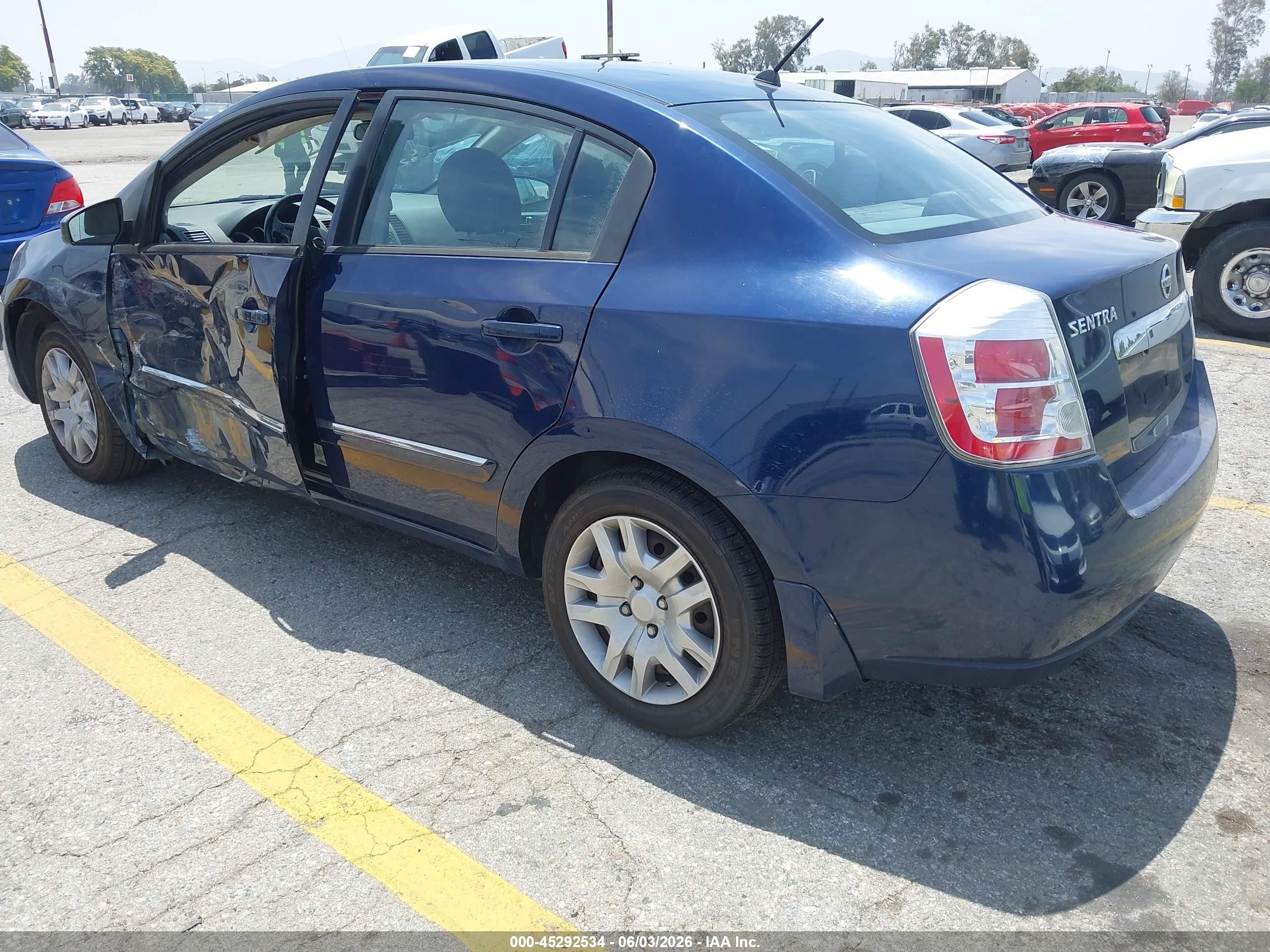 2010 Nissan Sentra 2.0s Blue vin: 3N1AB6AP1AL703210