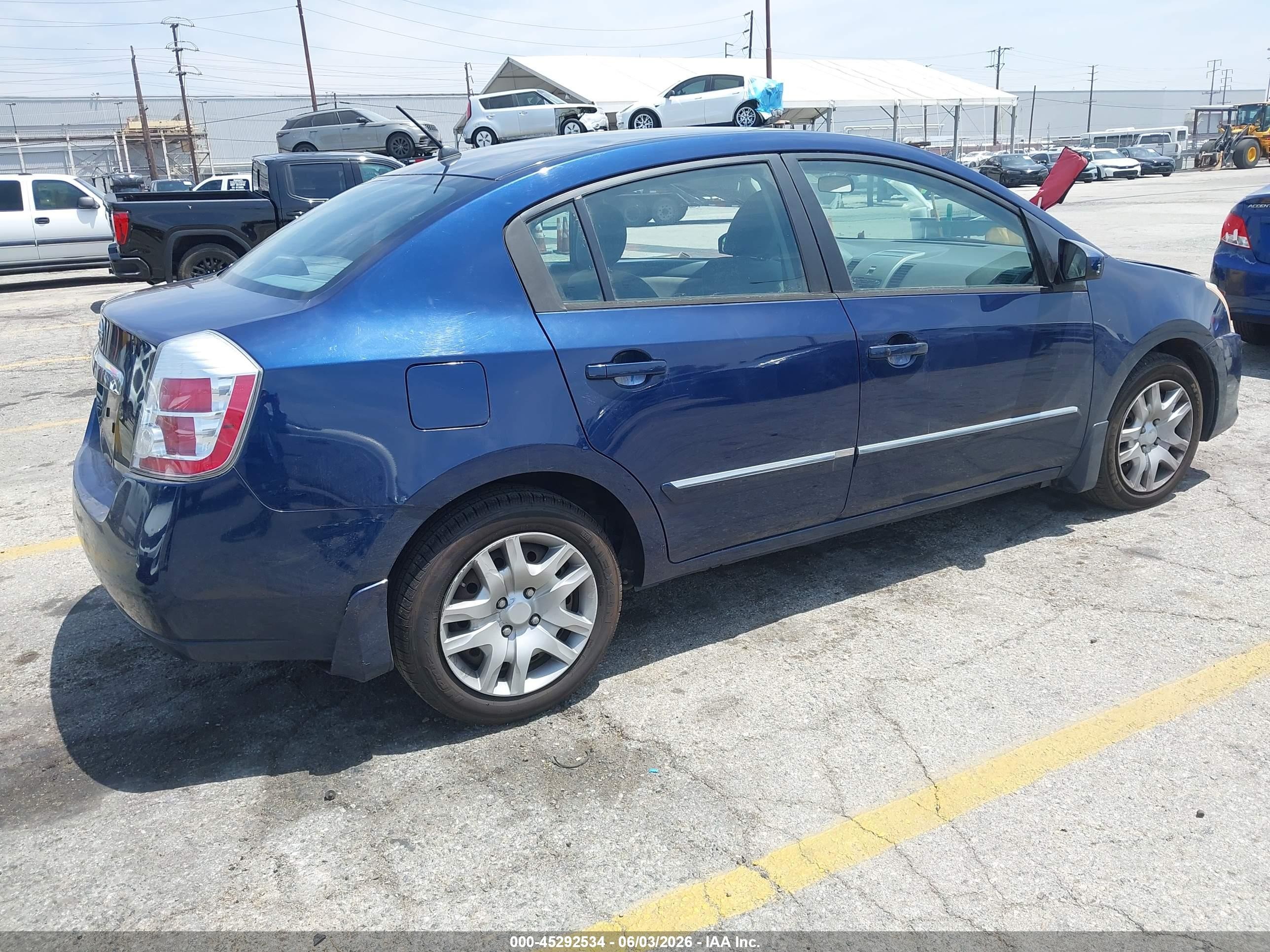 2010 Nissan Sentra 2.0s Blue vin: 3N1AB6AP1AL703210