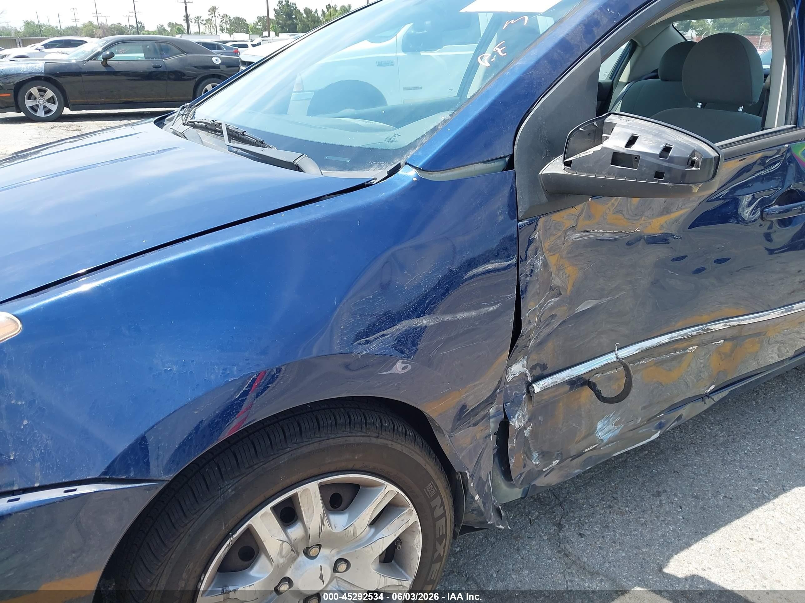 2010 Nissan Sentra 2.0s Blue vin: 3N1AB6AP1AL703210