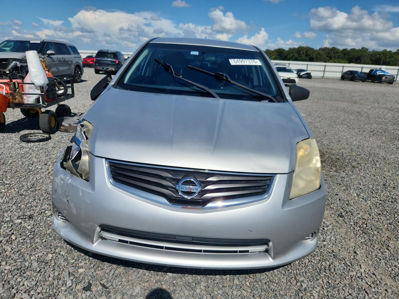 2010 Nissan Sentra 2.0 Silver vin: 3N1AB6AP1AL708553