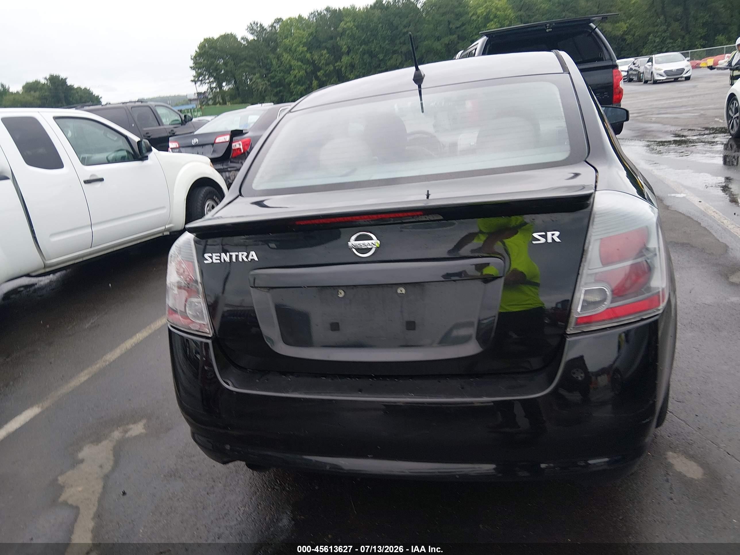 2010 Nissan Sentra 2.0sr Black vin: 3N1AB6AP1AL728690