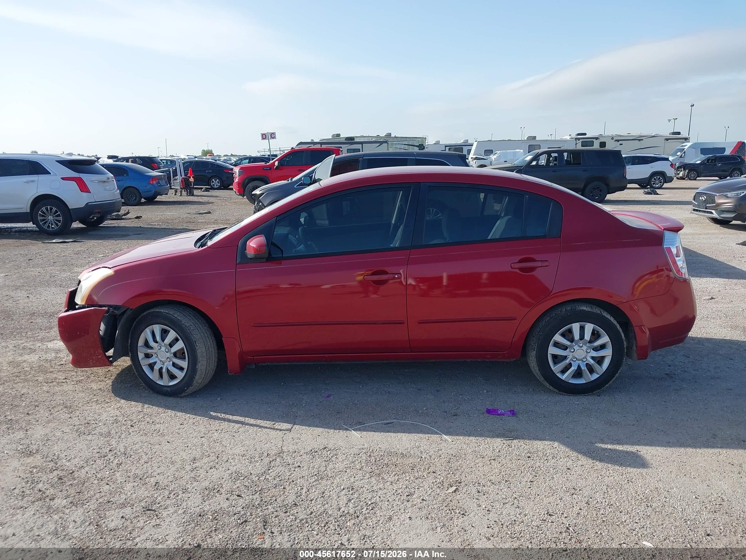 2011 Nissan Sentra 2.0 Red vin: 3N1AB6AP1BL609250