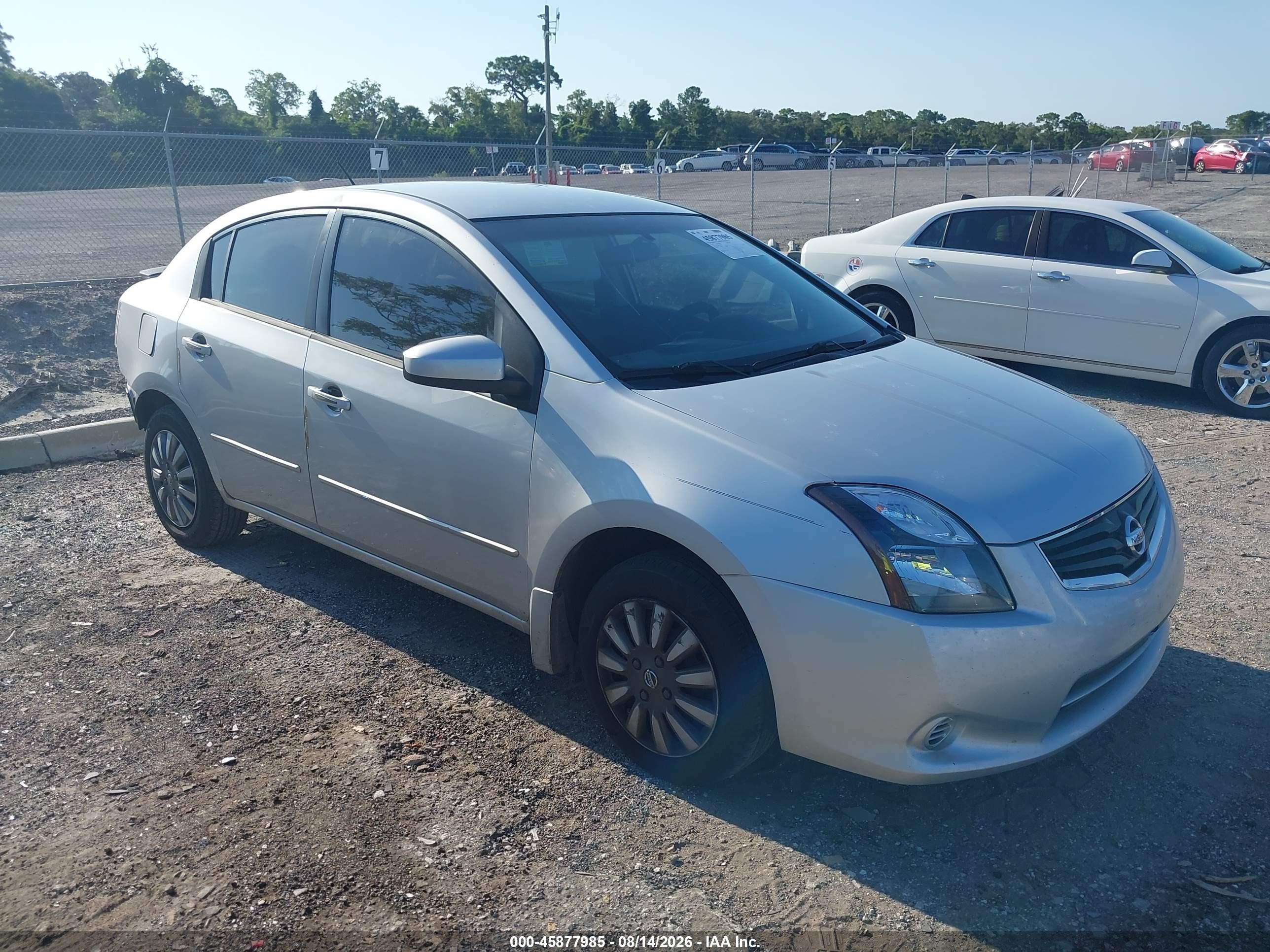 2011 Nissan Sentra 2.0 Silver vin: 3N1AB6AP1BL622354