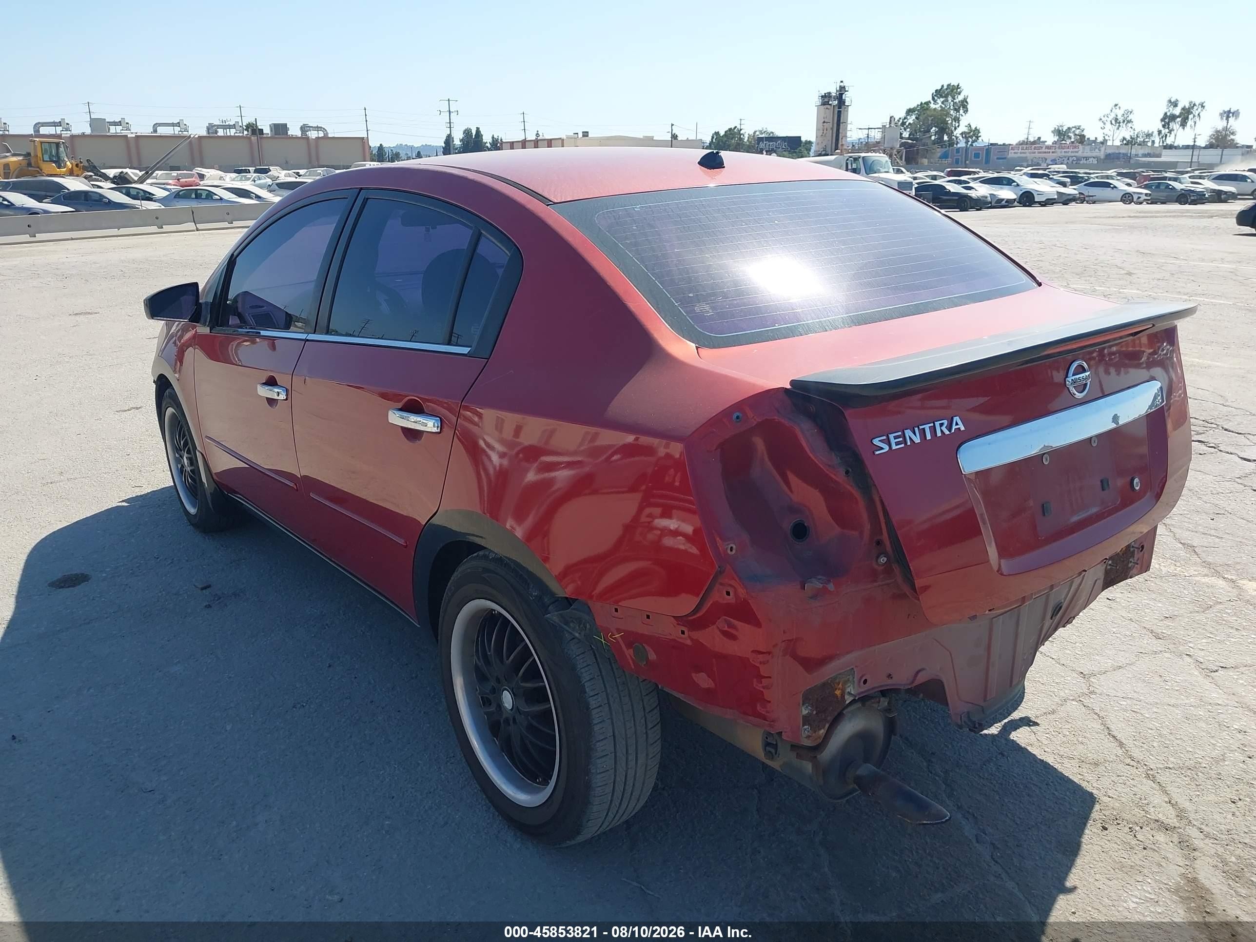 2011 Nissan Sentra 2.0 Red vin: 3N1AB6AP1BL628221