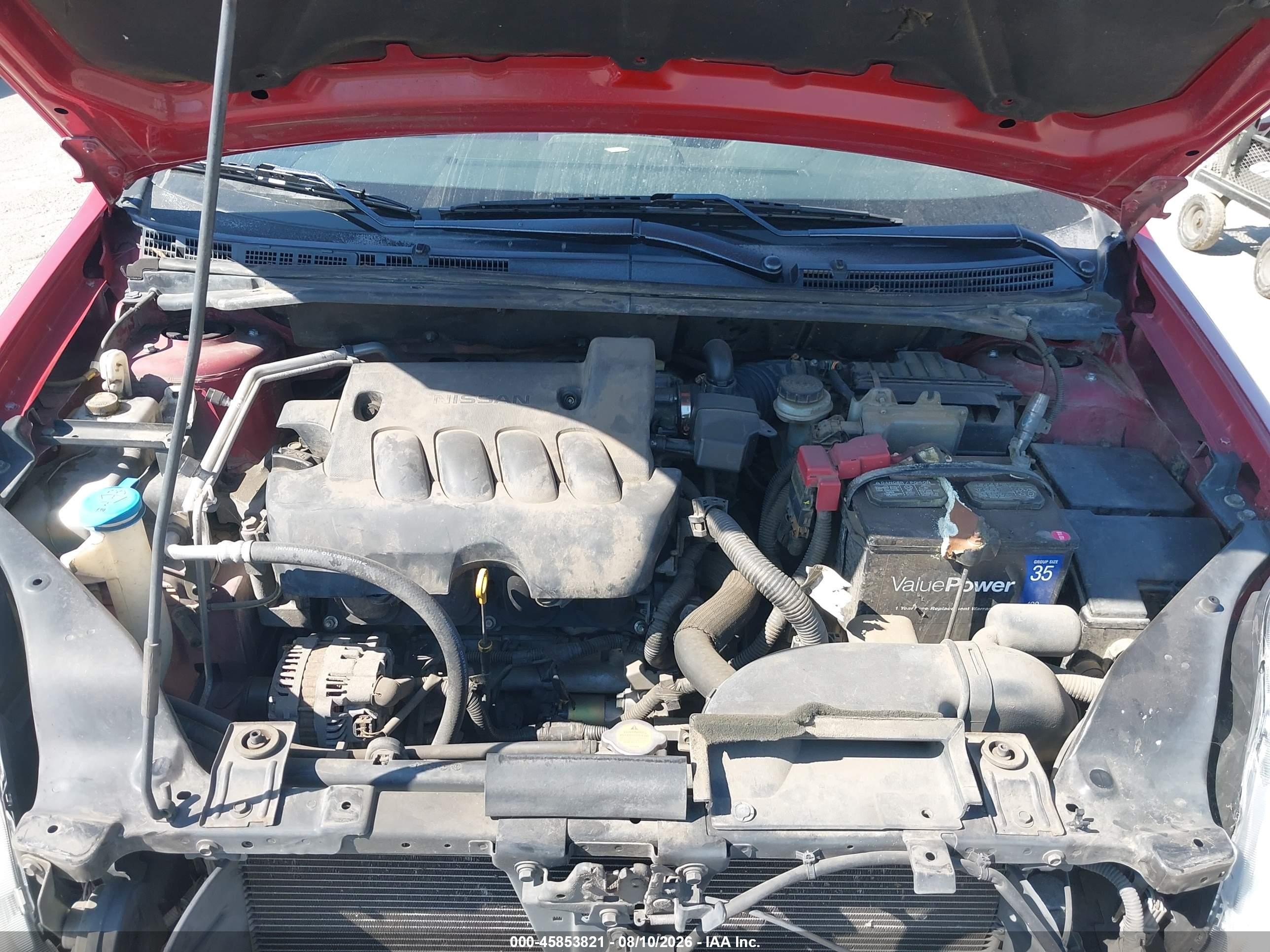 2011 Nissan Sentra 2.0 Red vin: 3N1AB6AP1BL628221