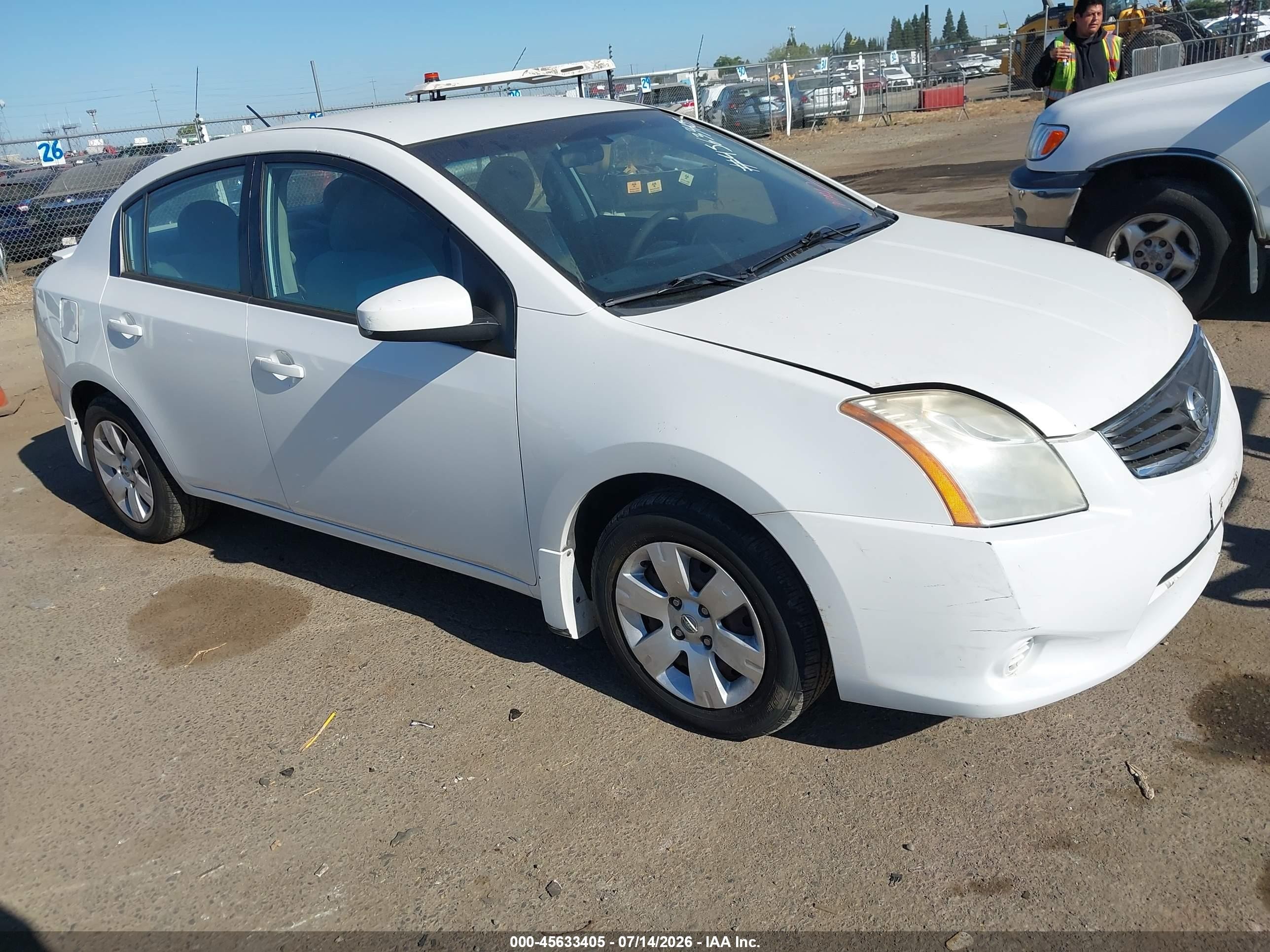 2011 Nissan Sentra 2.0 White vin: 3N1AB6AP1BL665561