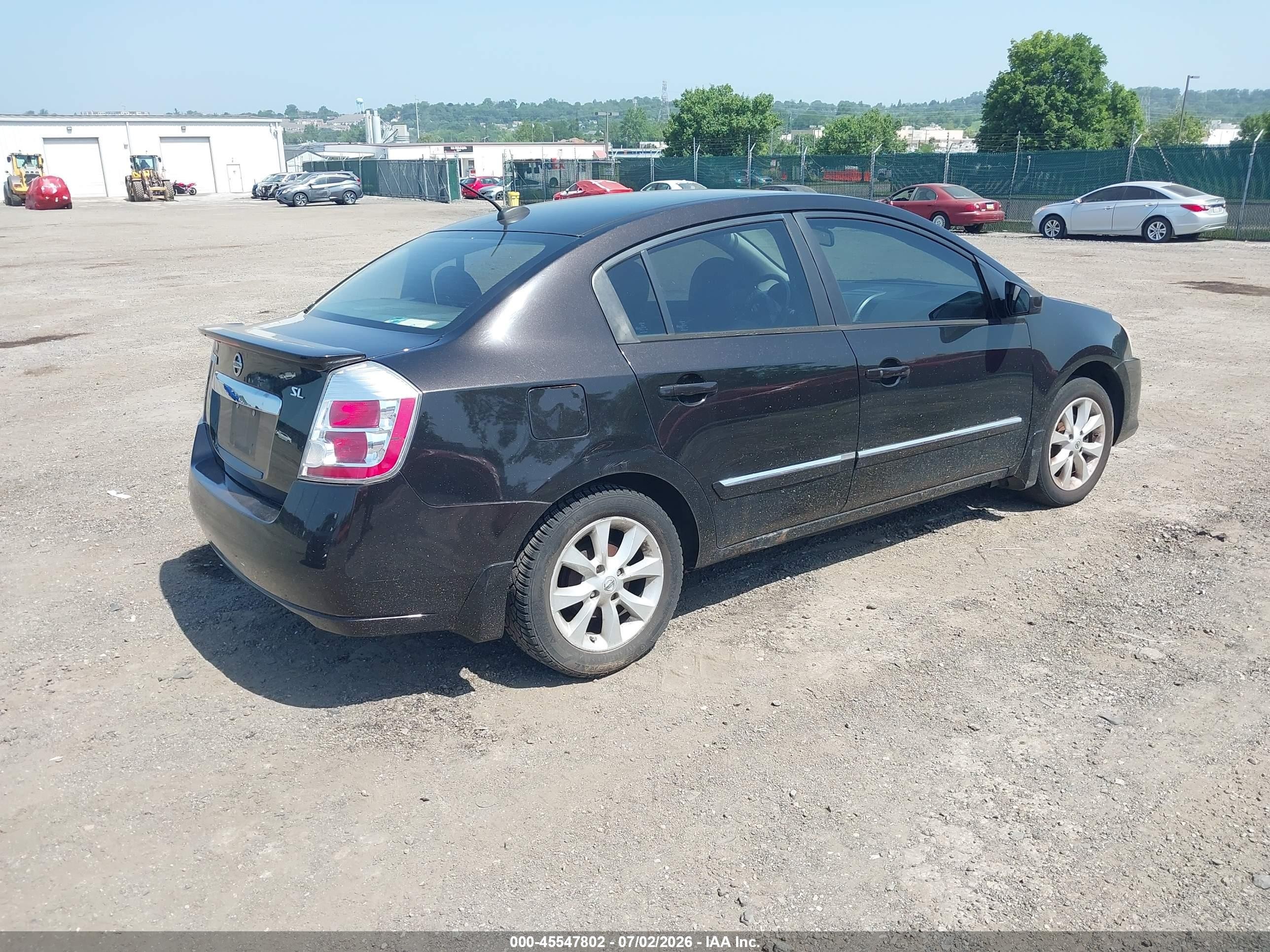 2011 Nissan Sentra 2.0sl Black vin: 3N1AB6AP1BL677404