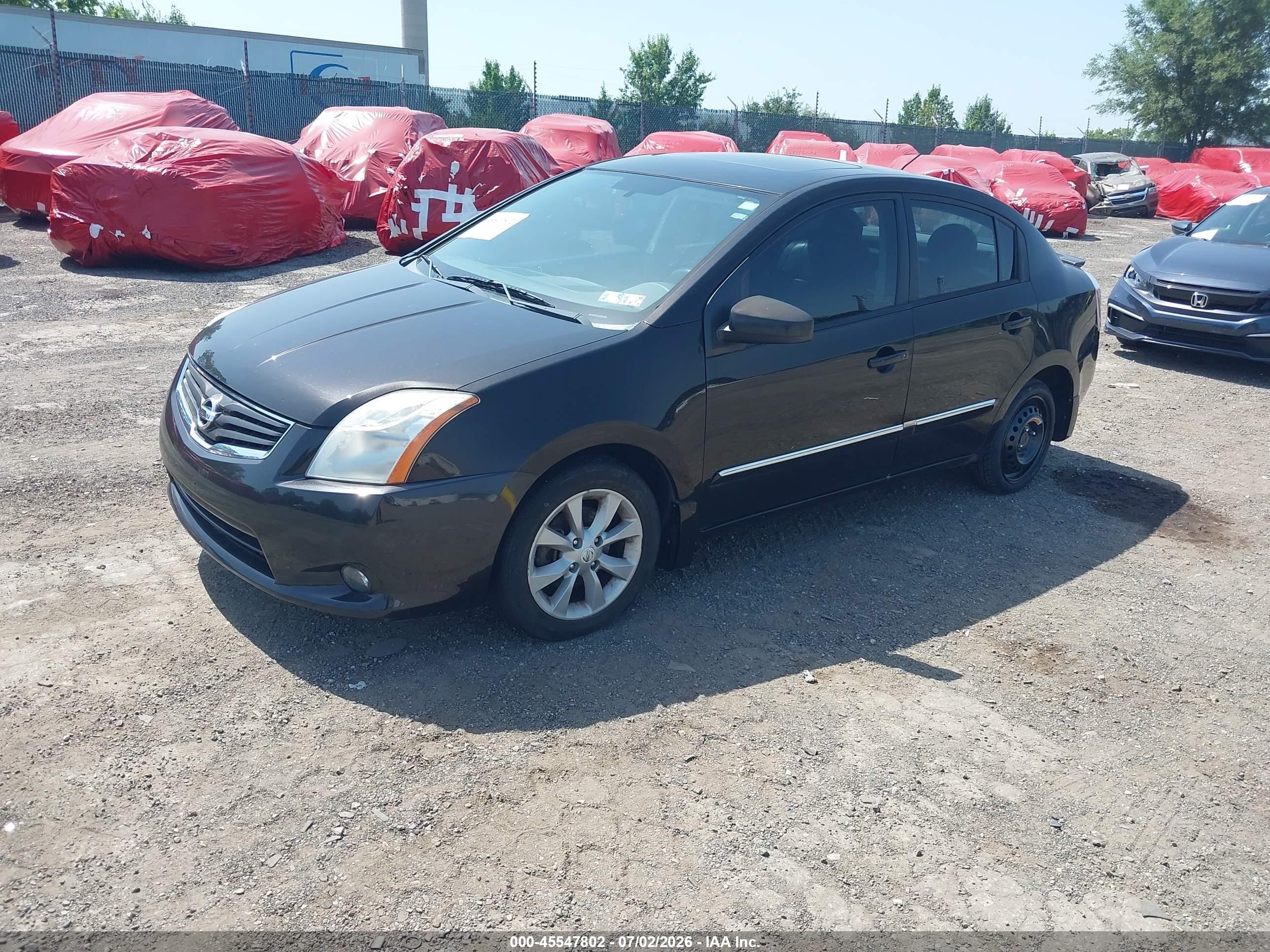2011 Nissan Sentra 2.0sl Black vin: 3N1AB6AP1BL677404