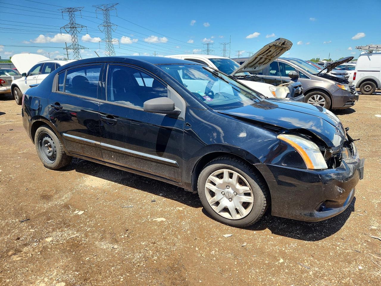 2011 Nissan Sentra Black vin: 3N1AB6AP1BL695305
