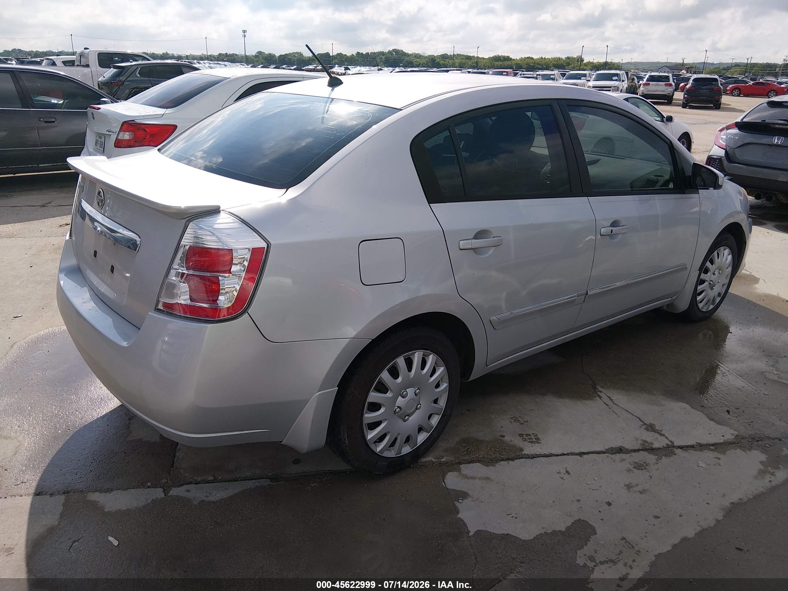 2011 Nissan Sentra 2.0s Silver vin: 3N1AB6AP1BL703127
