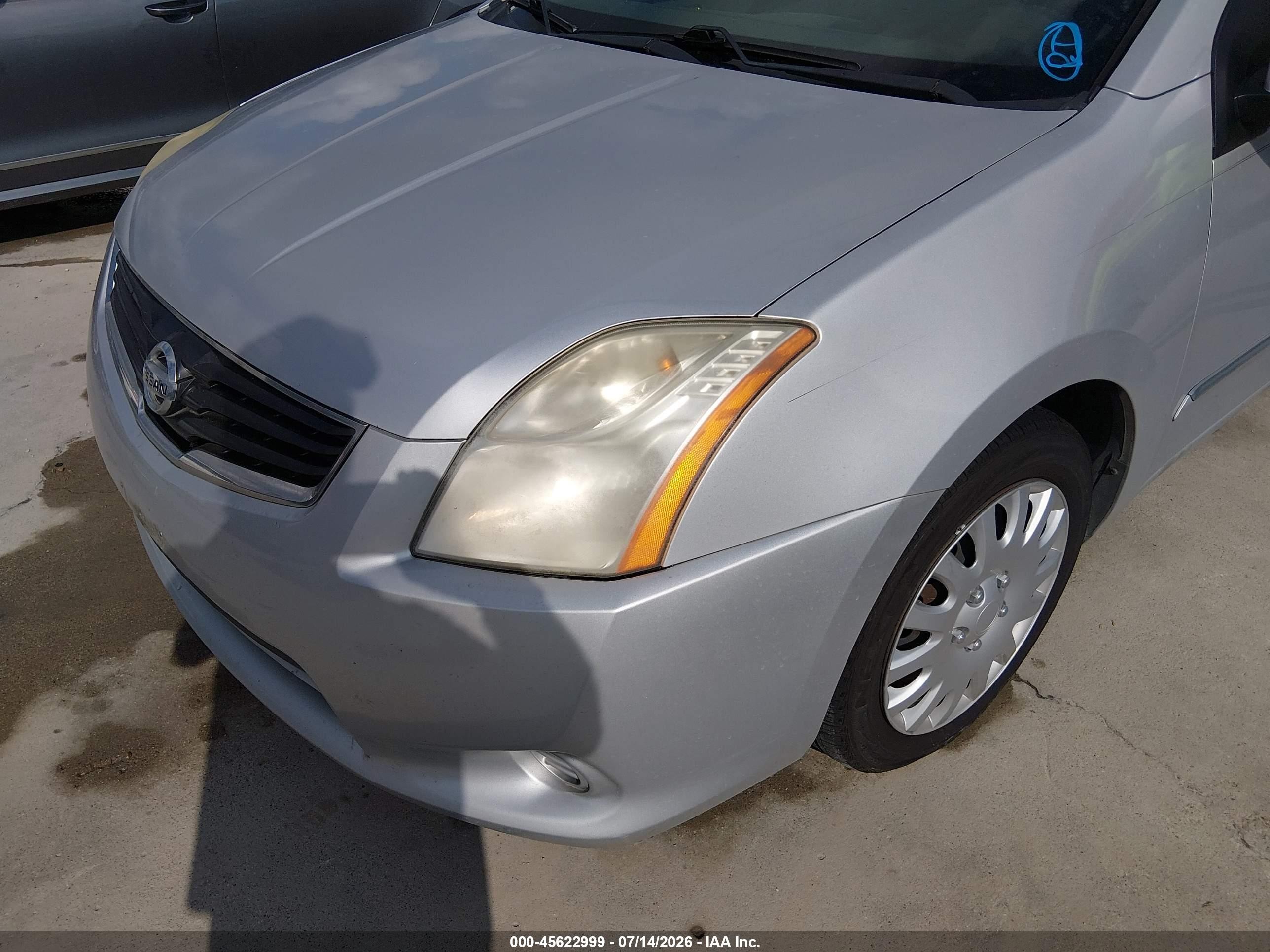 2011 Nissan Sentra 2.0s Silver vin: 3N1AB6AP1BL703127
