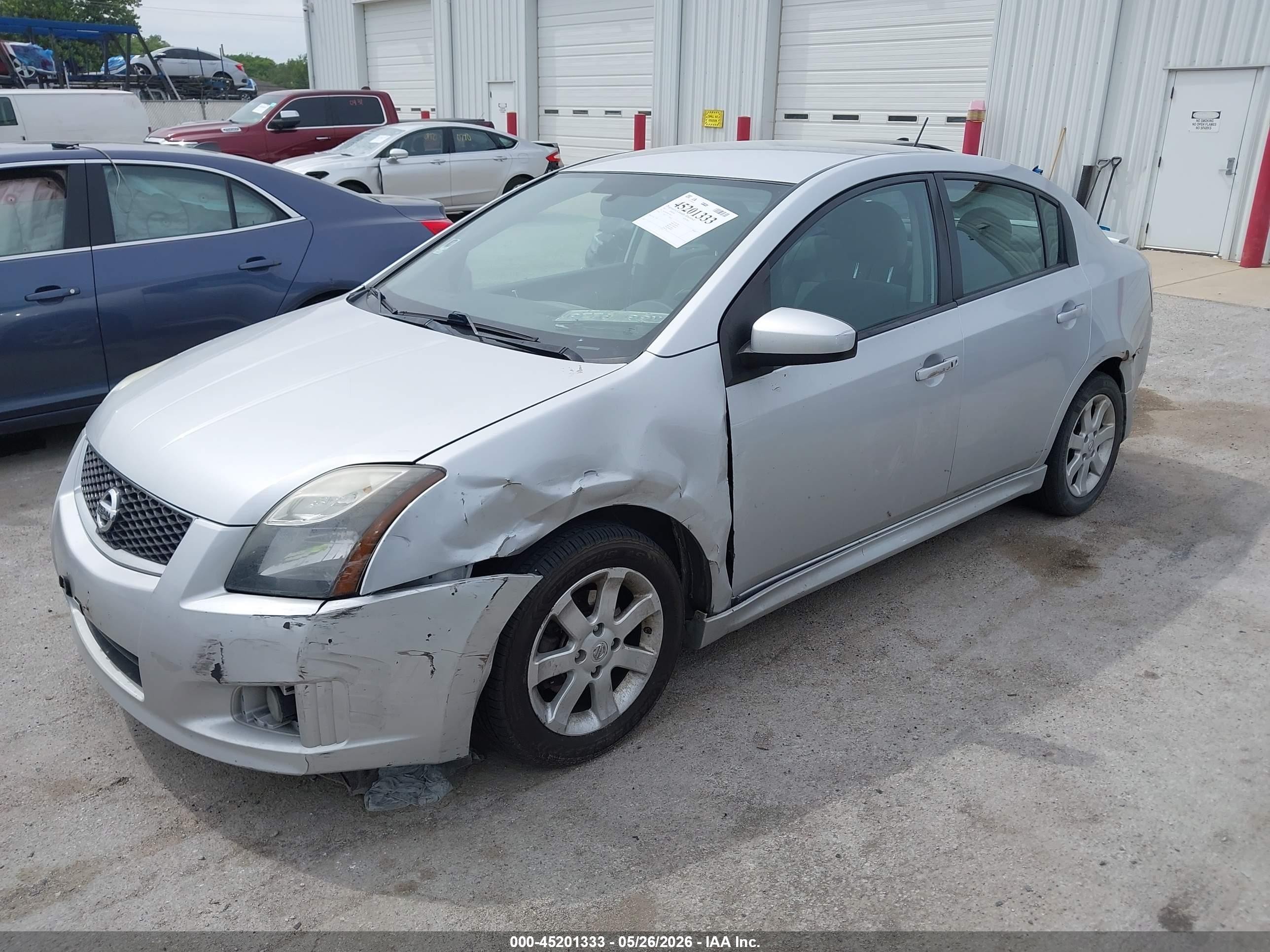 2011 Nissan Sentra 2.0sr Silver vin: 3N1AB6AP1BL708571