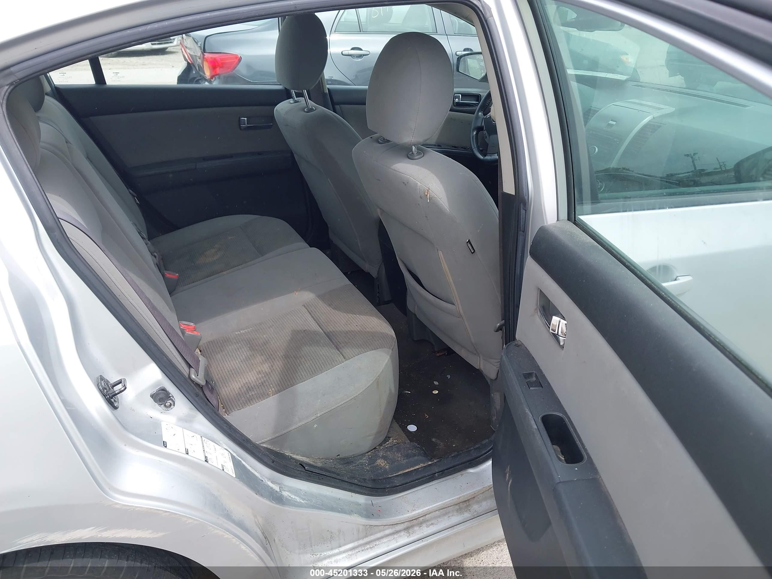 2011 Nissan Sentra 2.0sr Silver vin: 3N1AB6AP1BL708571
