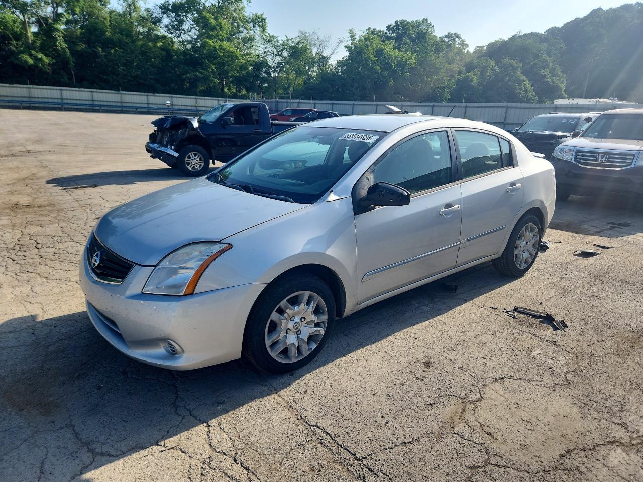 2011 Nissan Sentra 2.0 Silver vin: 3N1AB6AP1BL711597